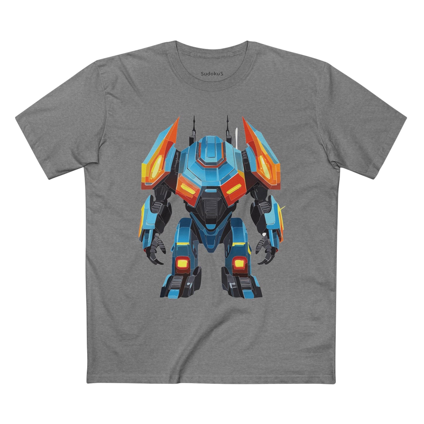 Cyborg Robot Graphic Unisex 100 Cotton Staple Tee 7