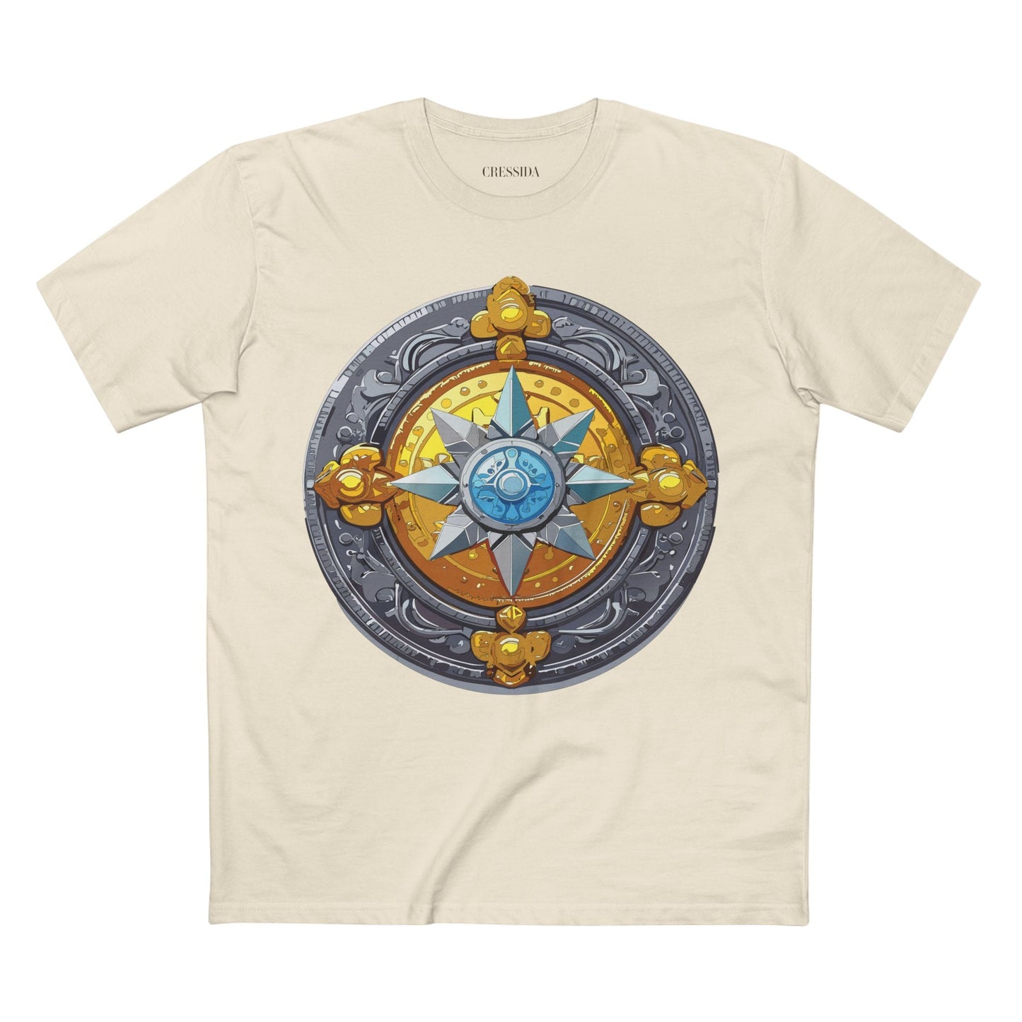 Antique Gold Coin Graphic Design T-Shirt Unisex 100 Cotton With Golden Print Artwork Tee 1