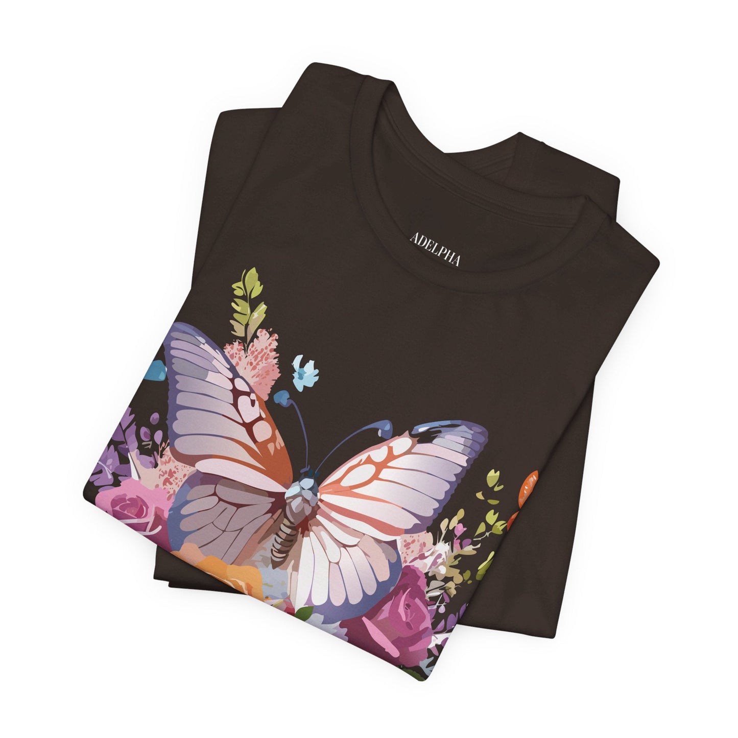 Adelpha Butterfly Graphic Tee Art Design Vintage Unisex Short Sleeve Shirt