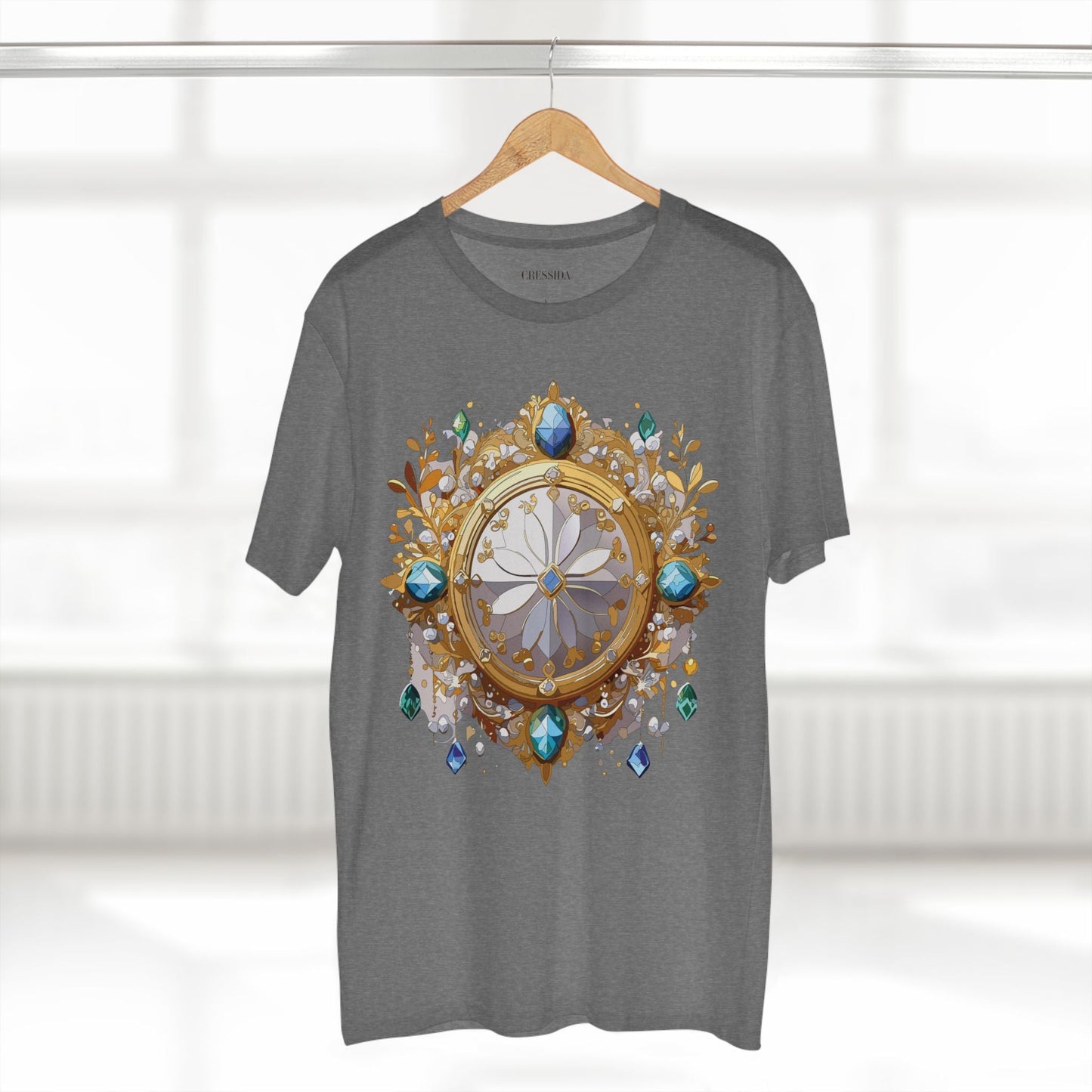 Medallion Graphic T-Shirt Unisex 100 Cotton With Gold Art Design Medal Tee 13