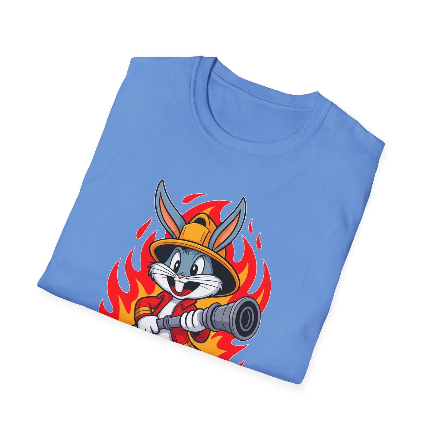 Bugs Bunny T Shirt Unisex Cartoon Graphic Tee 100 Percent Ring Spun Cotton Softstyle