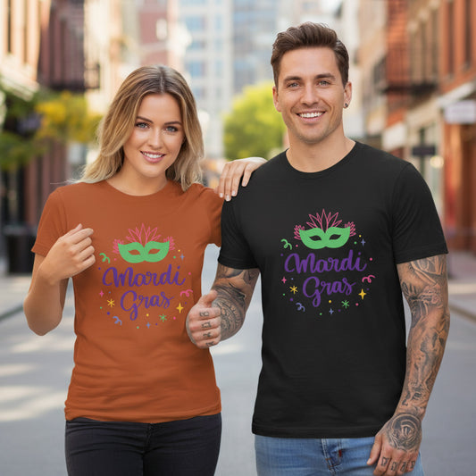 Camiseta unisex de algodón para carnaval