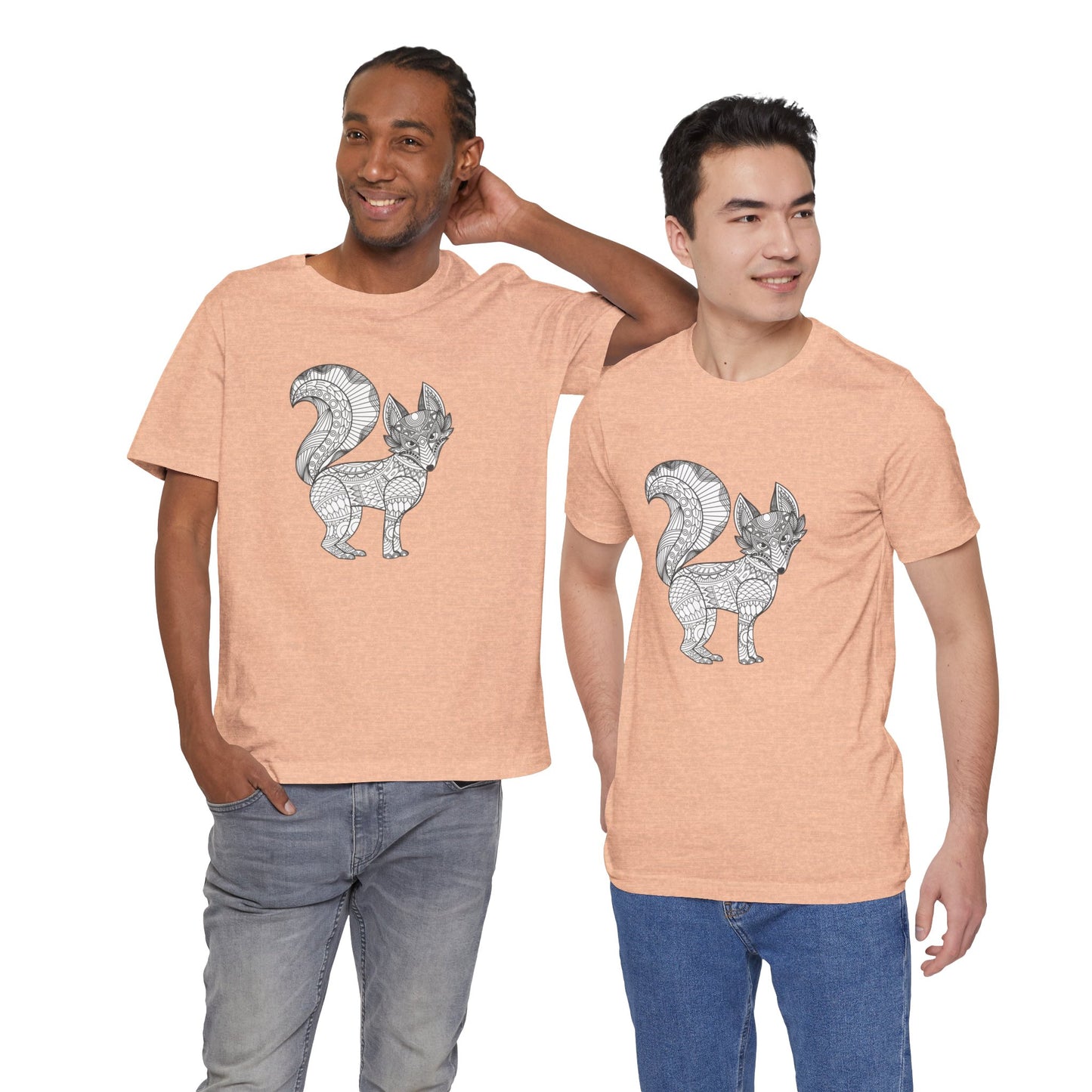 Camiseta unisex con estampado de animales 