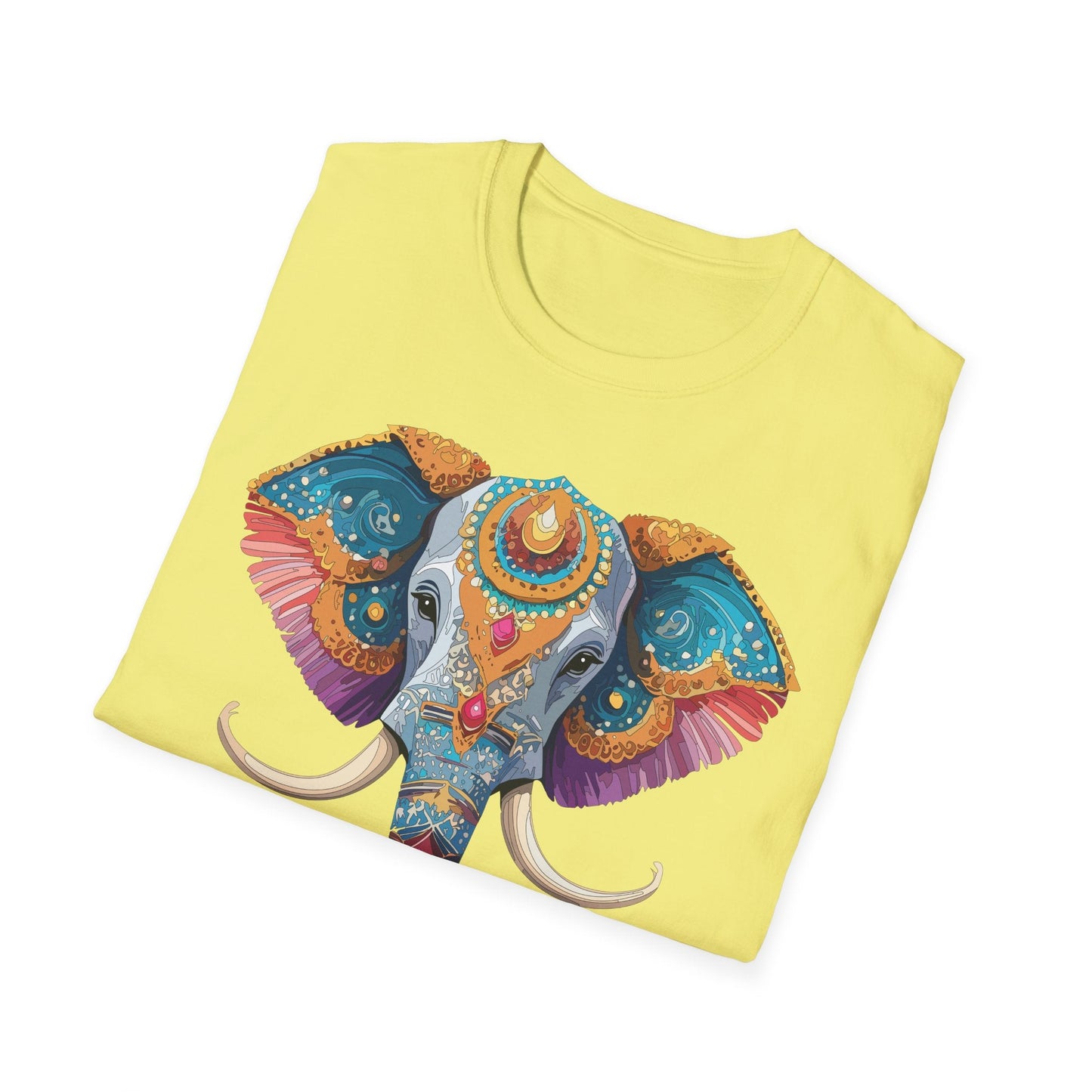 Elephant Shirt Unisex Elephant Tee Softstyle Cotton Gildan 64000 Animal Tee Graphic Elephant Tee