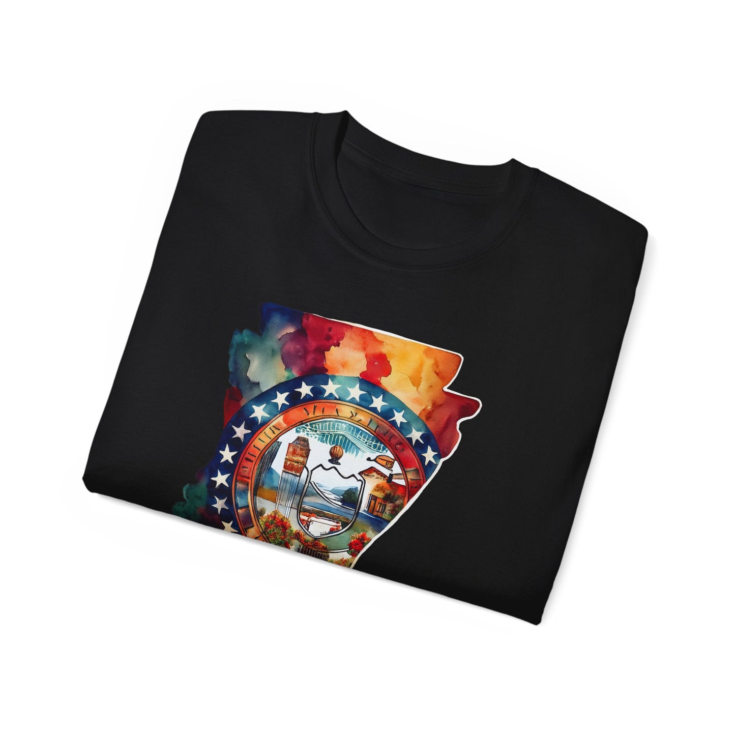 Arkansas Graphic Unisex Cotton T‑Shirt 1