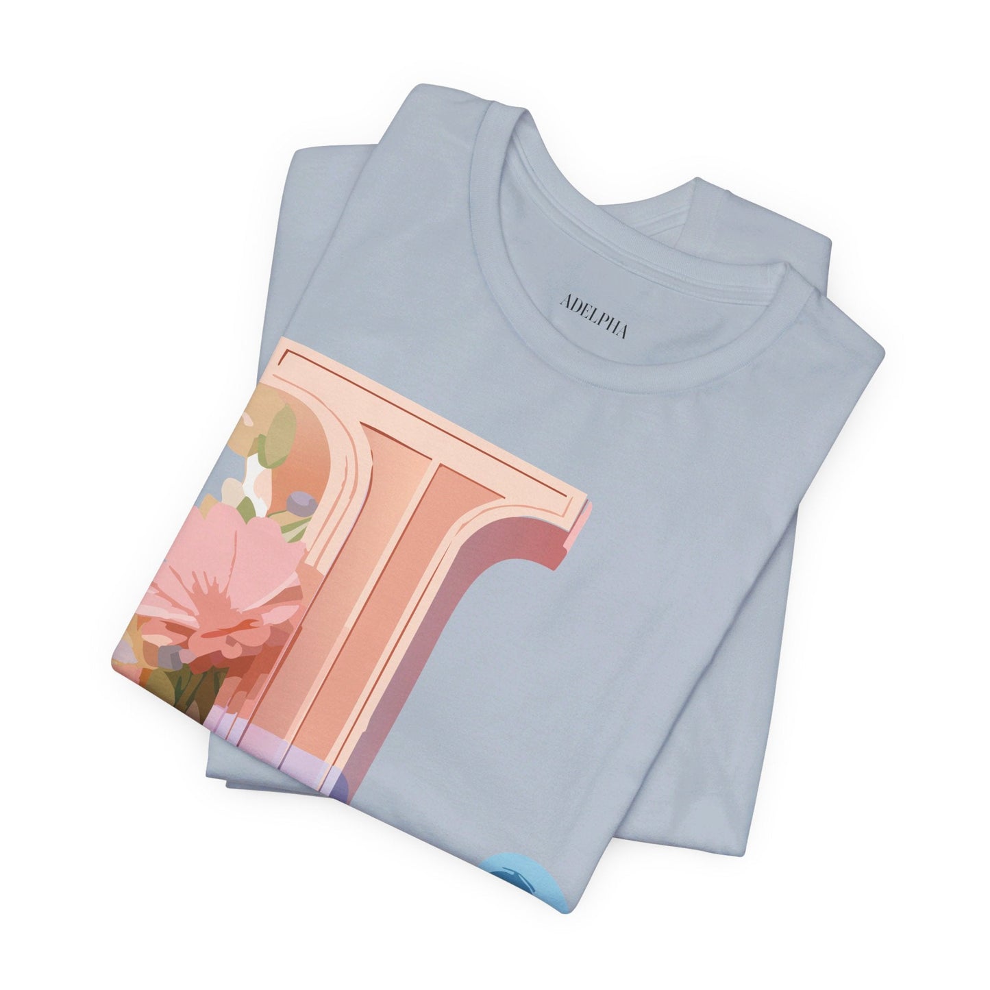 Letter L Shirt Unisex Graphic Tee Vintage Inspired Artwork By Adelpha For Everyday Style