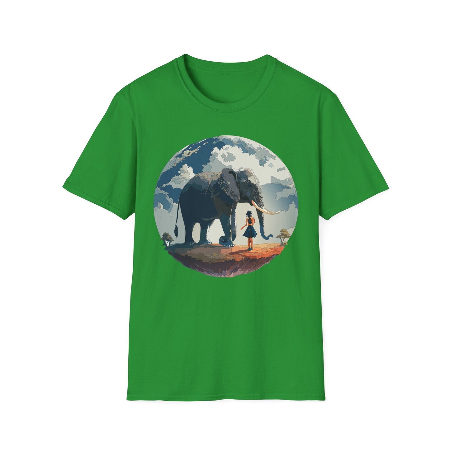 Womens Graphic T Shirt Art Design Tee Softstyle Gildan 64000 100 Percent Ring Spun Cotton