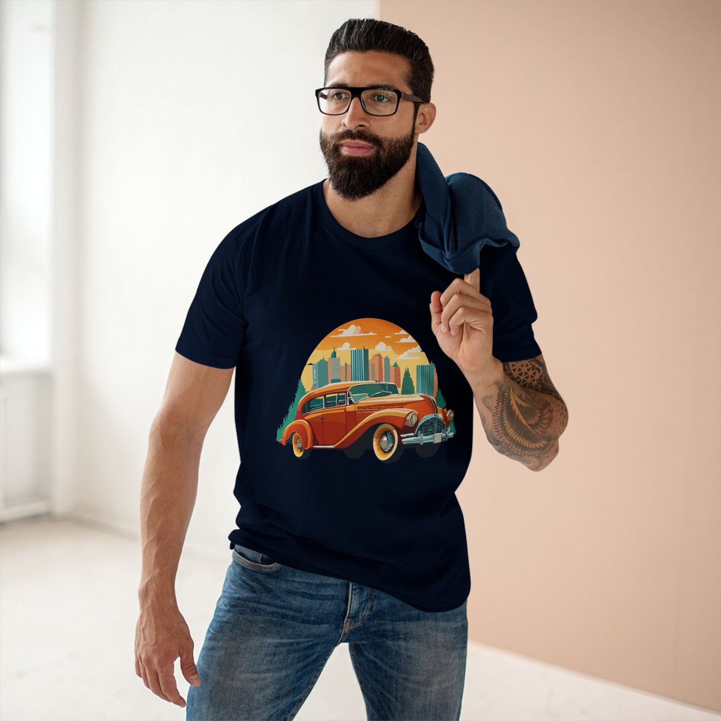 Retro Car Shirts Vintage Car Tee By Retro2Nova Unisex Premium Cotton Original Art Design Collection