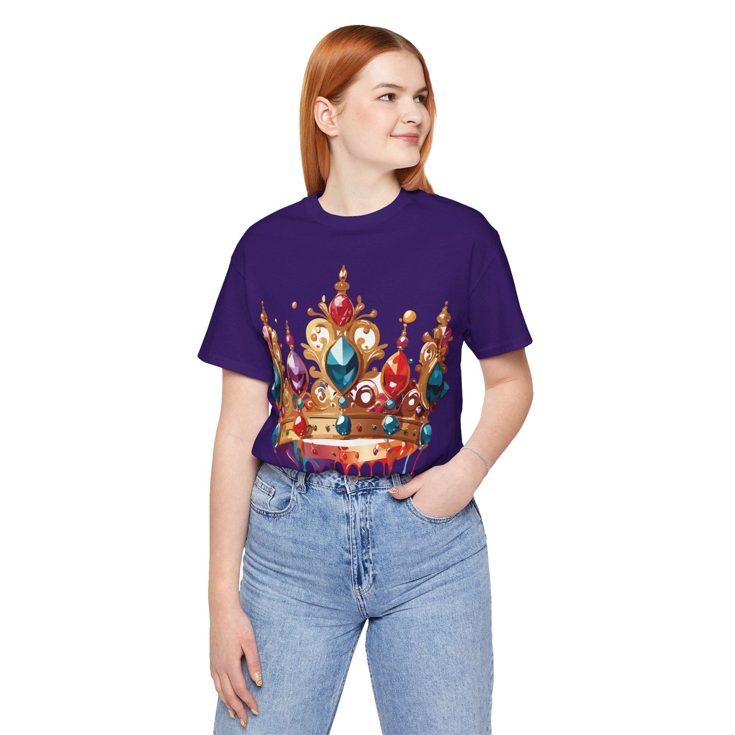 Crown Graphic Unisex 100 Cotton Vintage Artwork Tee 11