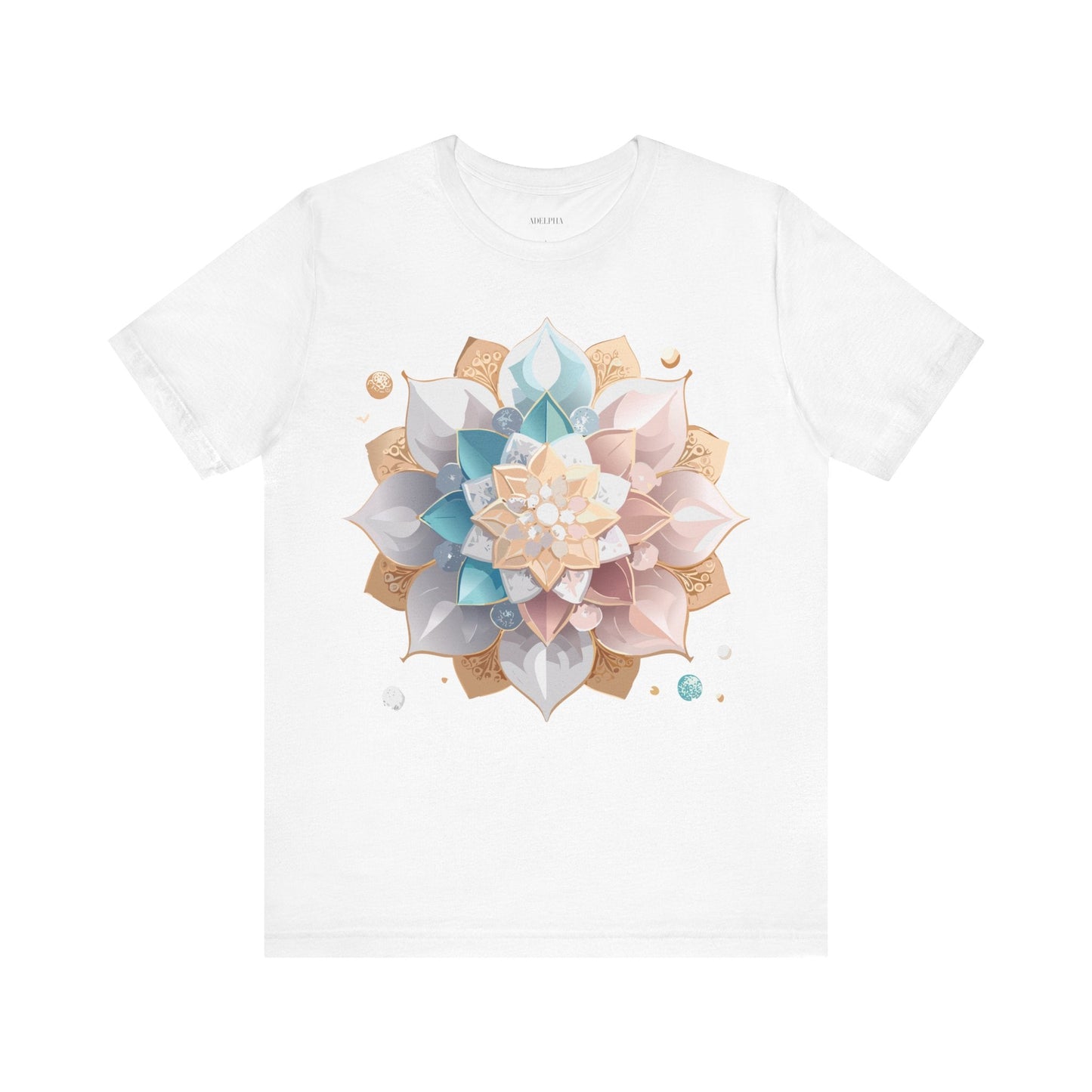 Adelpha Mandala Graphic Tee Unisex Jersey Short Sleeve Art Design Shirt Premium Comfort Wear