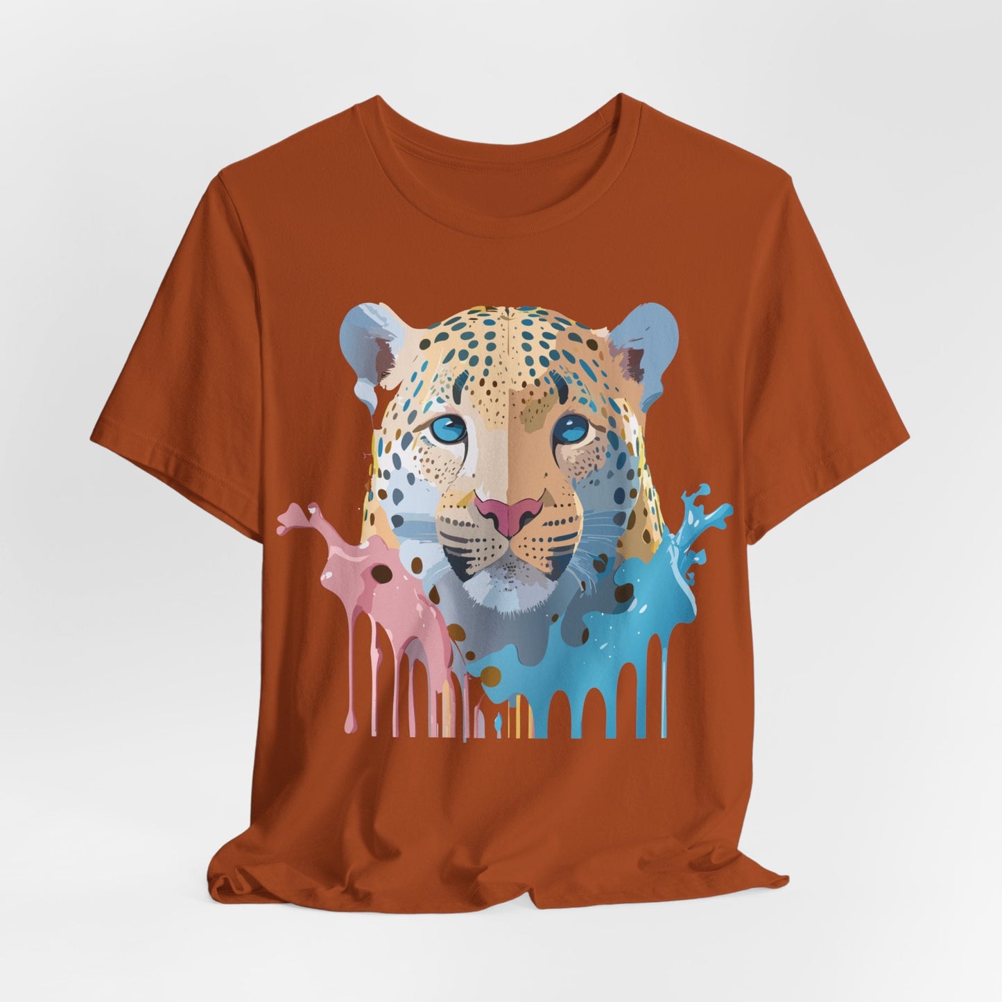 Cheetah Graphic Unisex 100 Cotton Artwork Tee 9