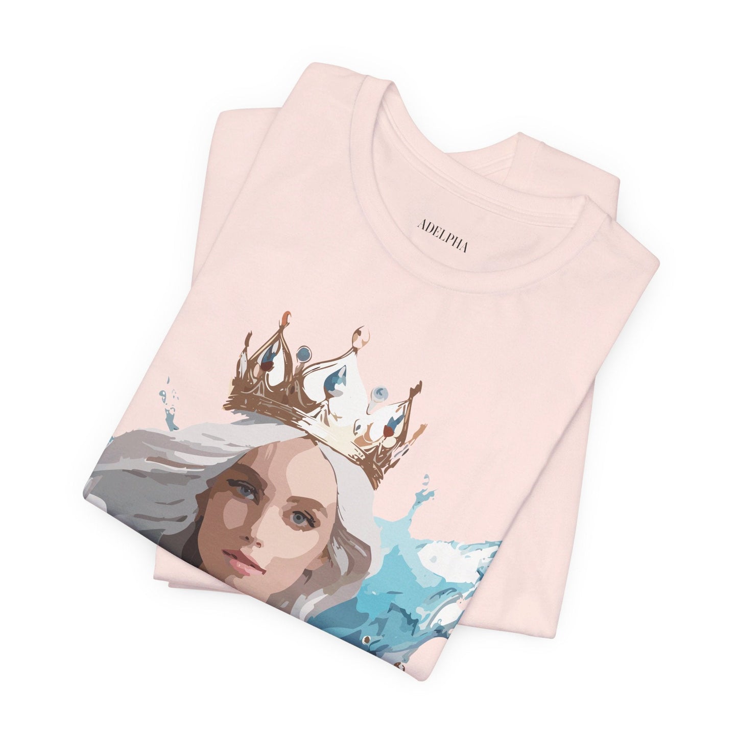 Queen Graphic T Shirt By Adelpha Unisex Jersey Short Sleeve Vintage Inspired Art Tee