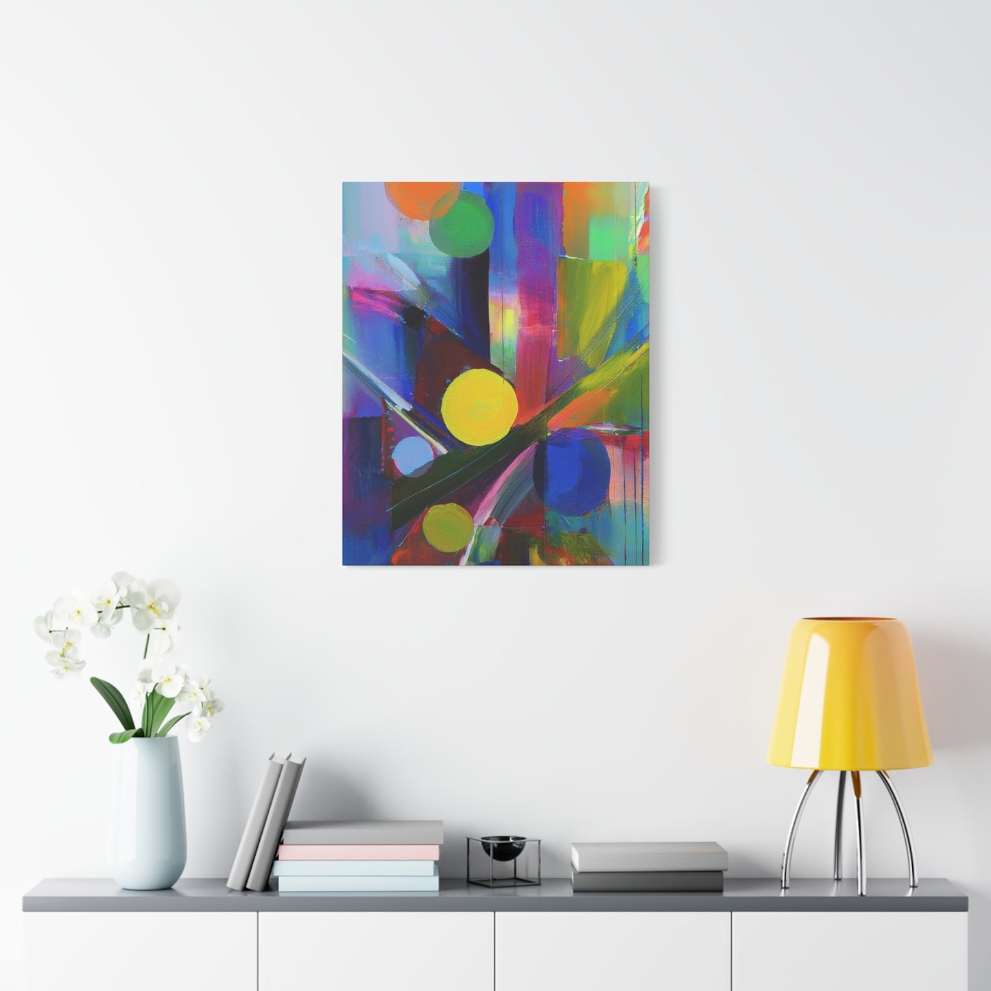 Abstract Painting Print Canvas 20x24,20x30,24x30, 24x32,24x36,30x40, 32x48,36x48,40x60 Pine-Wood Inner Frame ABS-11