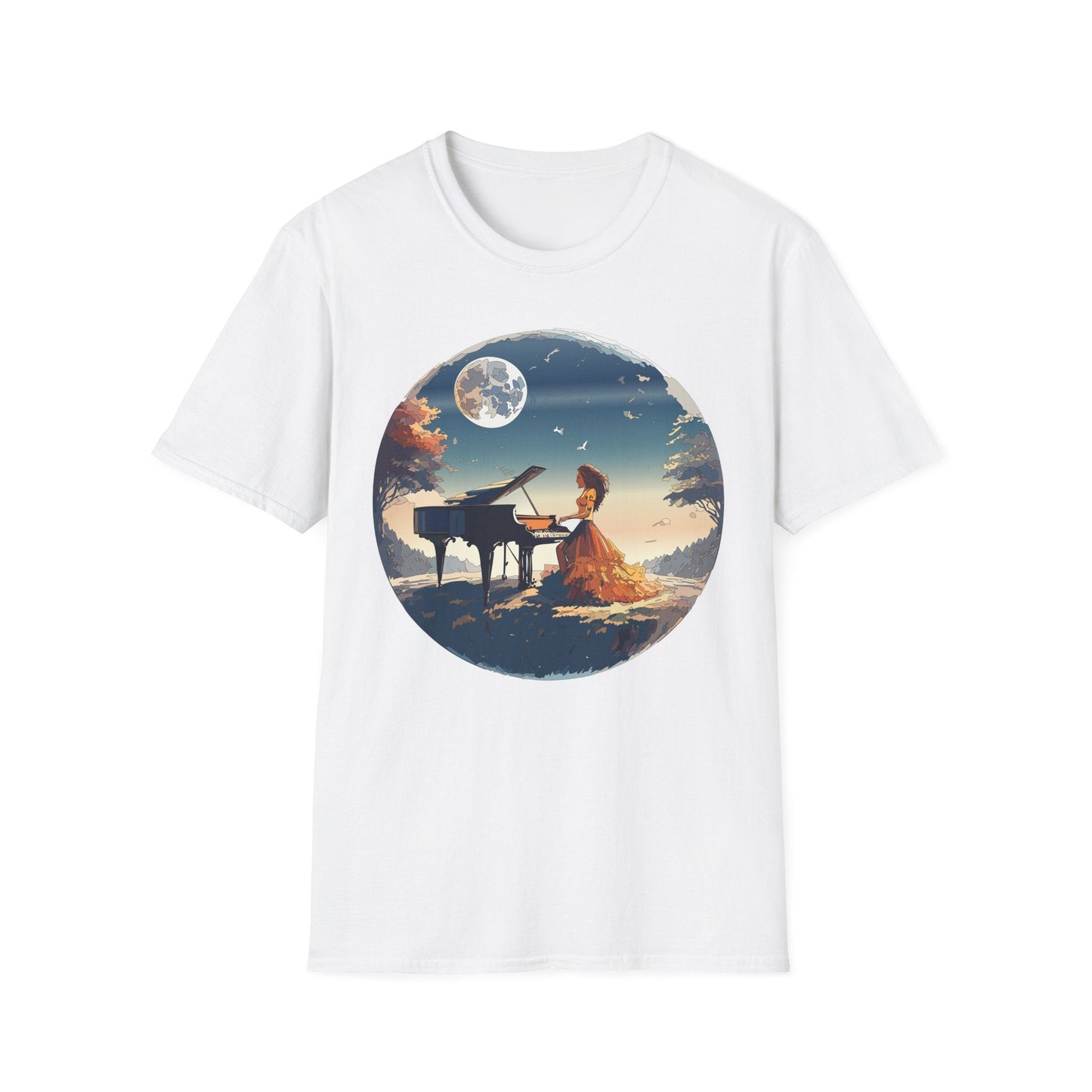Womens Graphic T Shirt Art Design Gildan Softstyle Tee 100 Percent Ring Spun Cotton Unisex