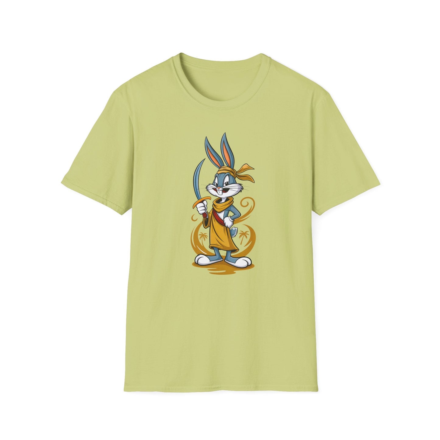 Bugs Bunny T Shirt Unisex Short Sleeve Cartoon Graphic Animation Gildan Softstyle 64000