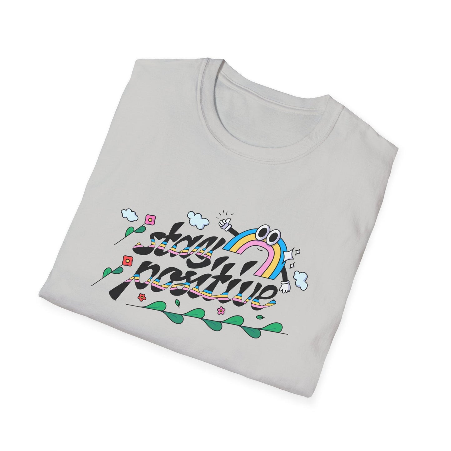 Positive Slogan T Shirts Unisex Softstyle Tee With Positive Words And Good Quotes Gildan 64000