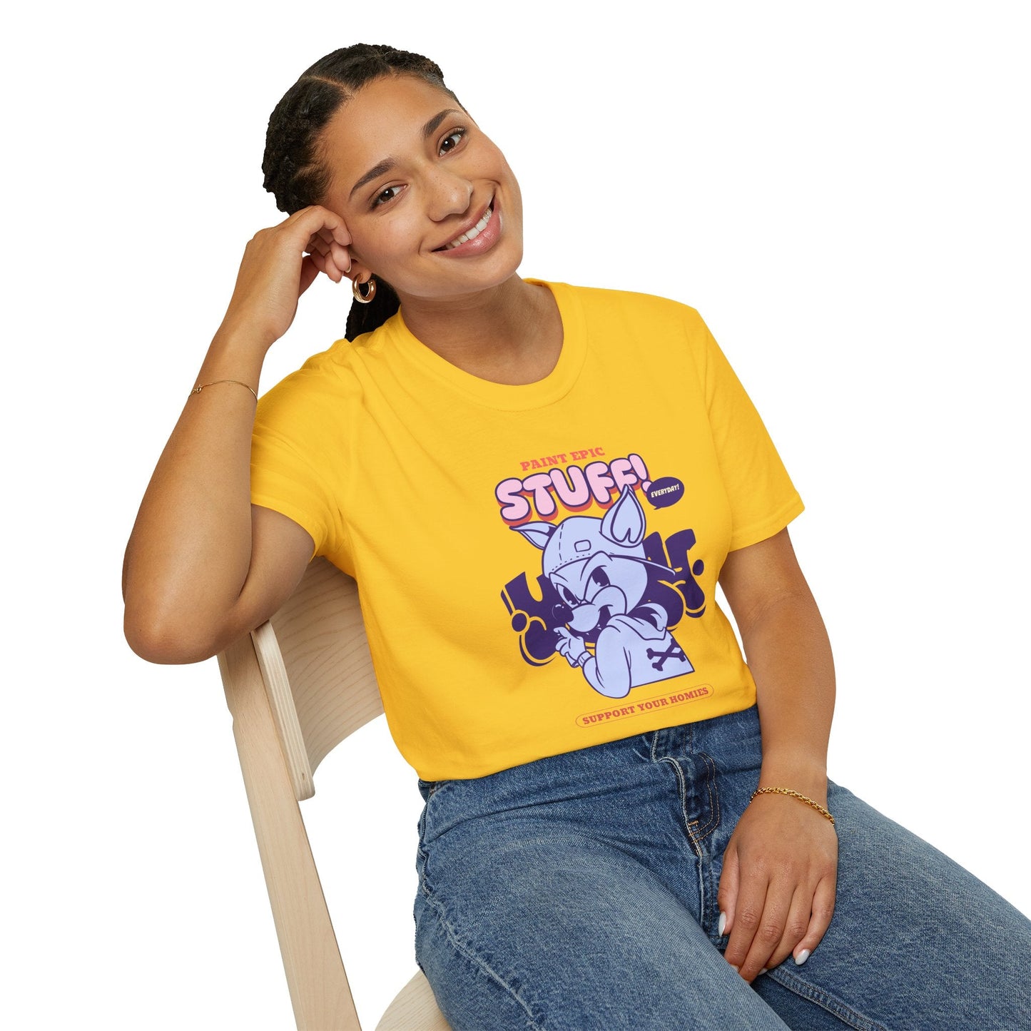 Funny Animals Shirts Unisex Graphic Tee Soft Cotton Gildan Softstyle 64000 Comfortable Everyday Wear