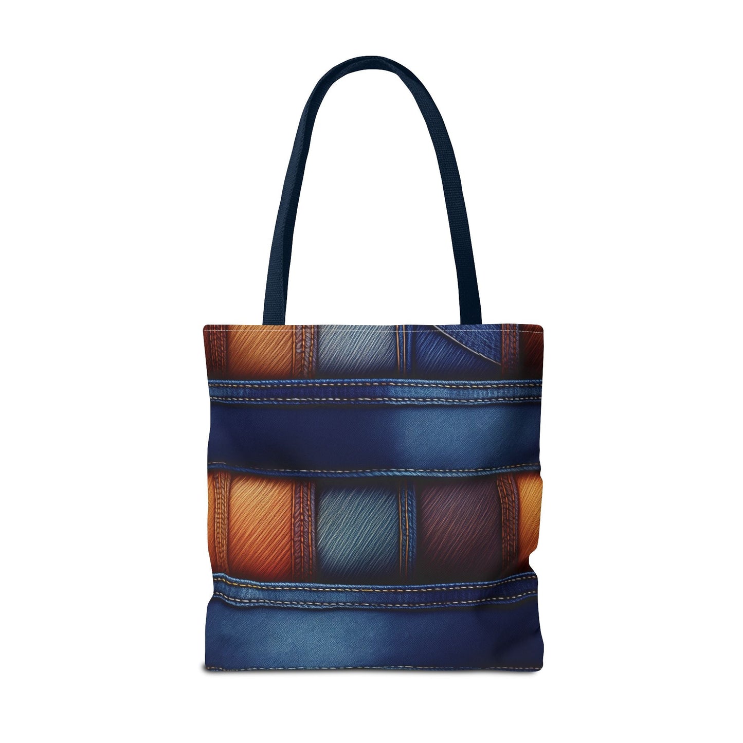 Denim Canvas Bag, Tote Bag Denim Printify