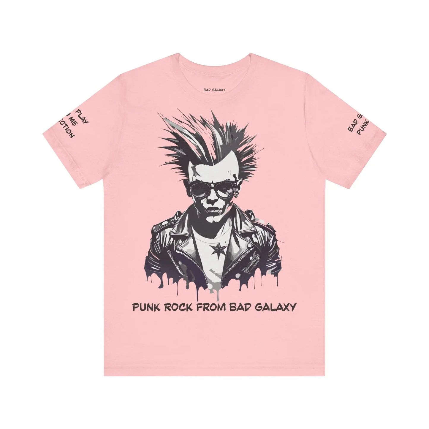 Punk Rock Tee Shirt 100 Percent Cotton Made To Order Eco Friendly Print Free Shipping Limited Time