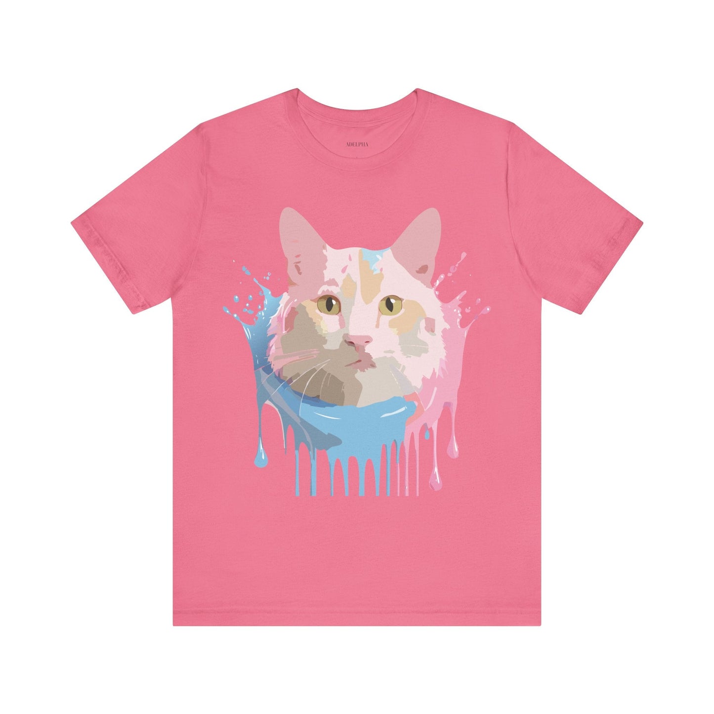 Cat Graphic Tee Unisex Vintage Style Shirt Adelpha Art Design