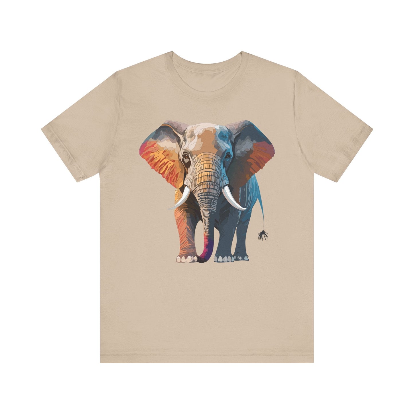 Unisex Animal Shirt With Animals Art Design Graphic Tee Short Sleeve Wild Animals