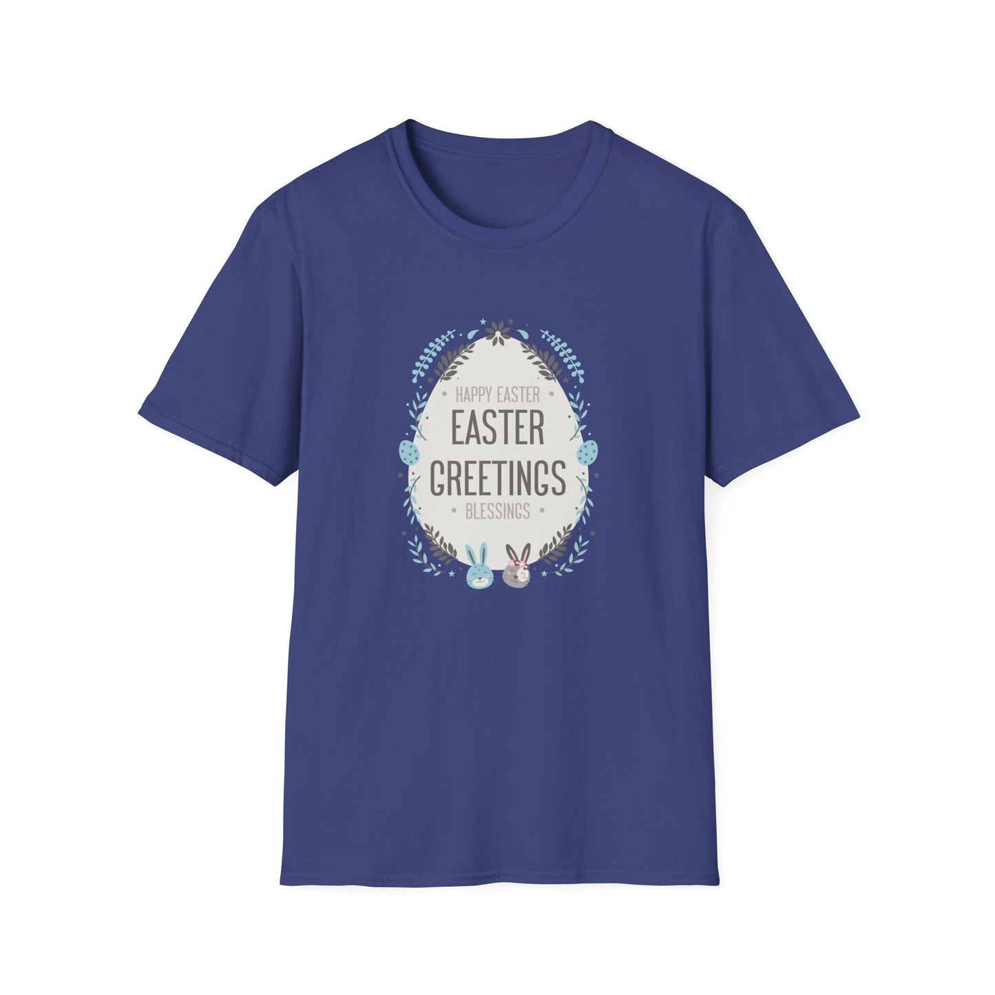 Gildan Easter Unisex Softstyle 64000 T Shirt With Easter Print Design Short Sleeve Tee Edition