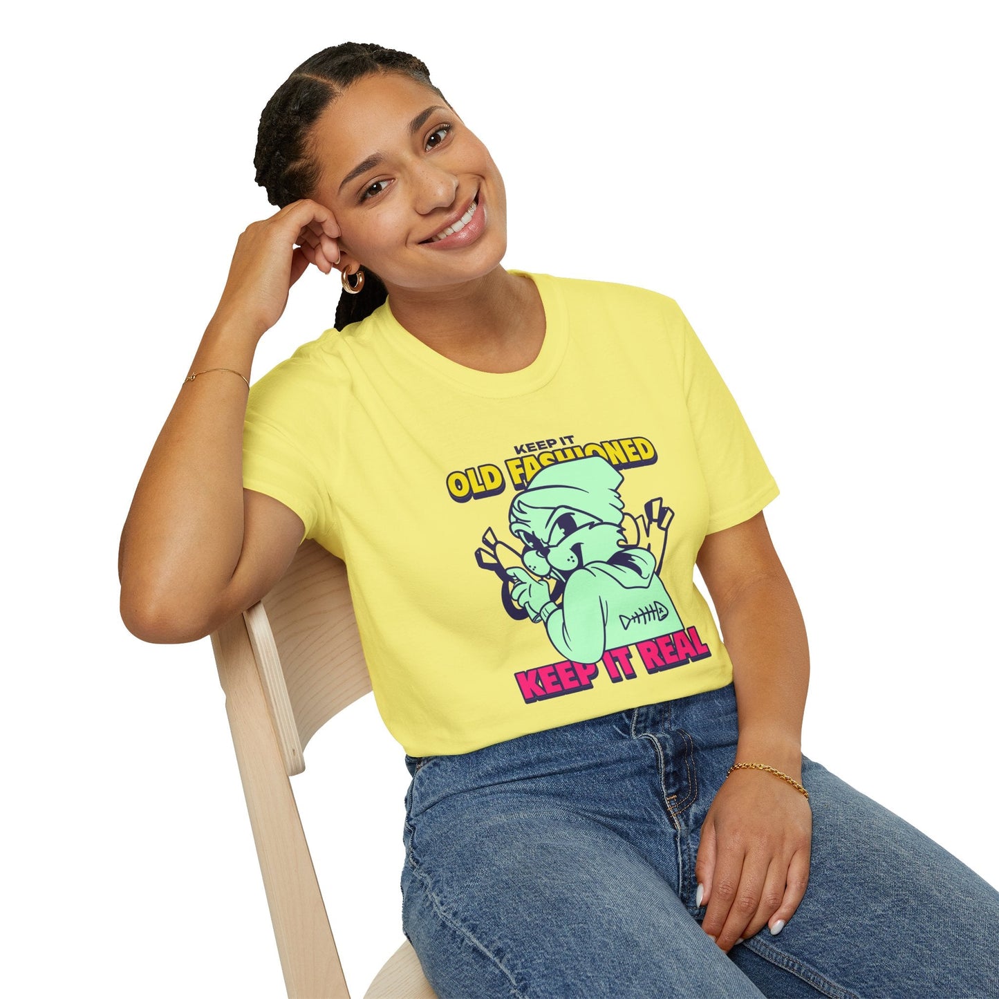 Funny Animals Tees Unisex T Shirt Gildan Softstyle 64000 100 Percent Ring Spun Cotton