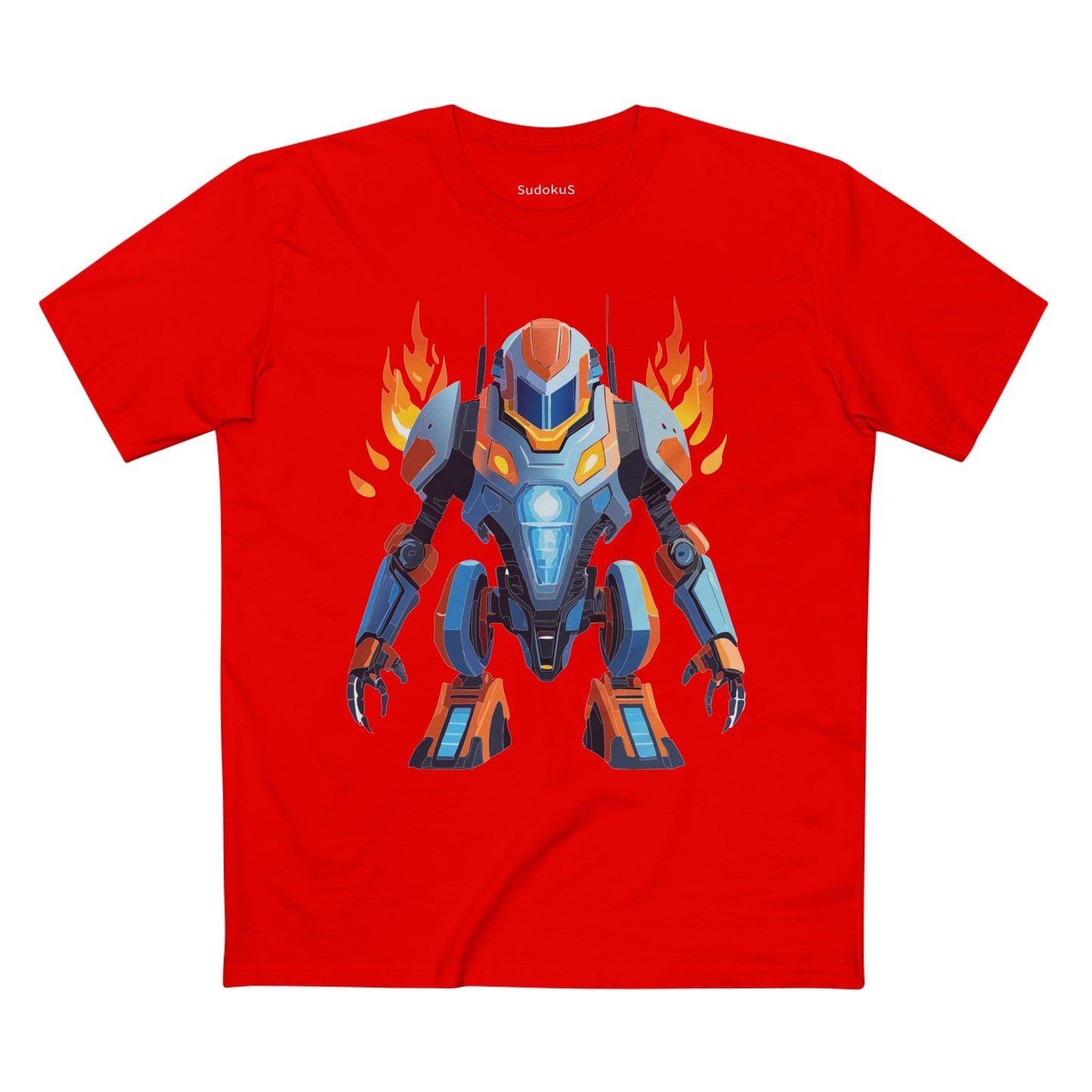 Cyborg Robot Graphic Unisex 100 Cotton Staple Tee 12