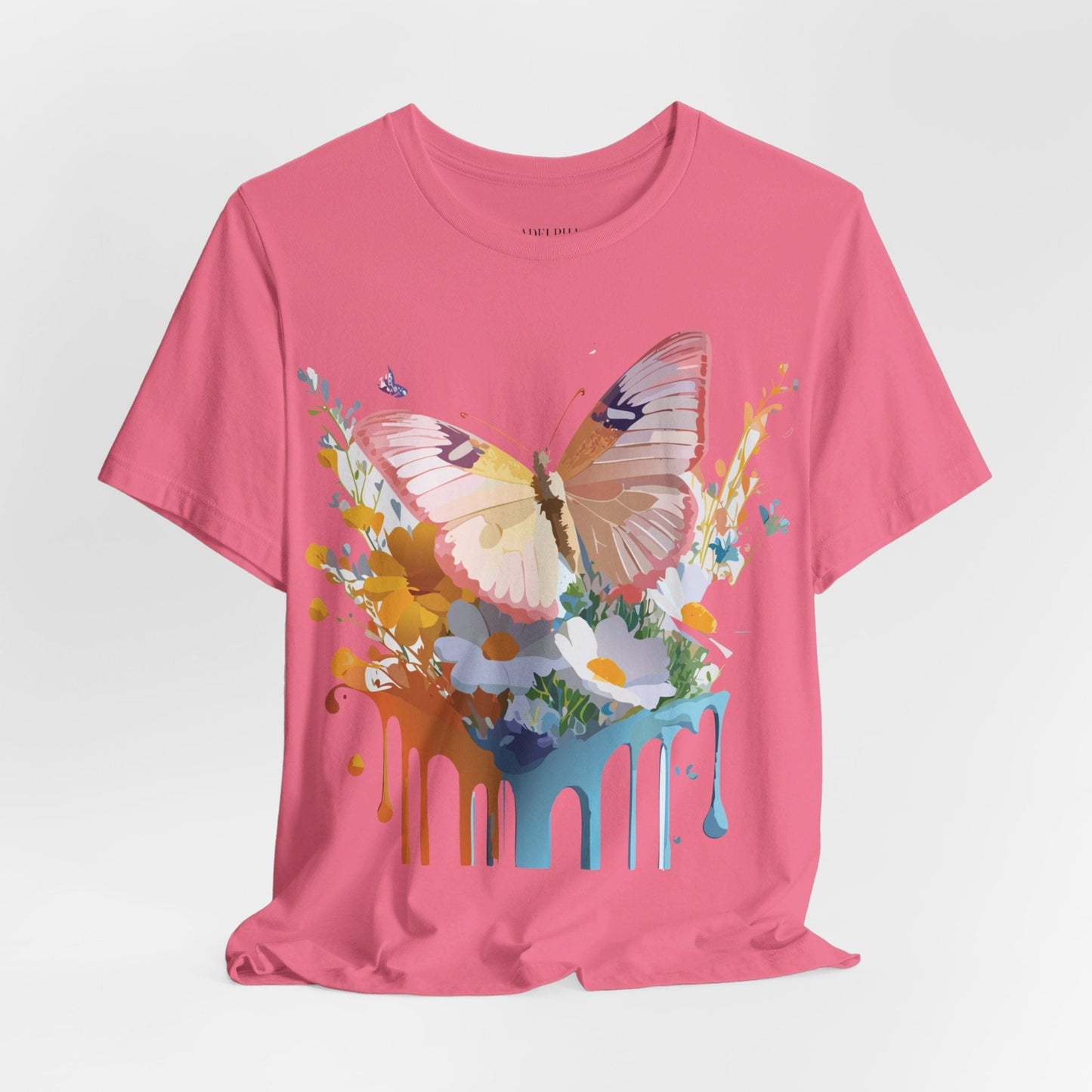 Butterfly Graphic Tee Unisex Short Sleeve Art Design By Adelpha