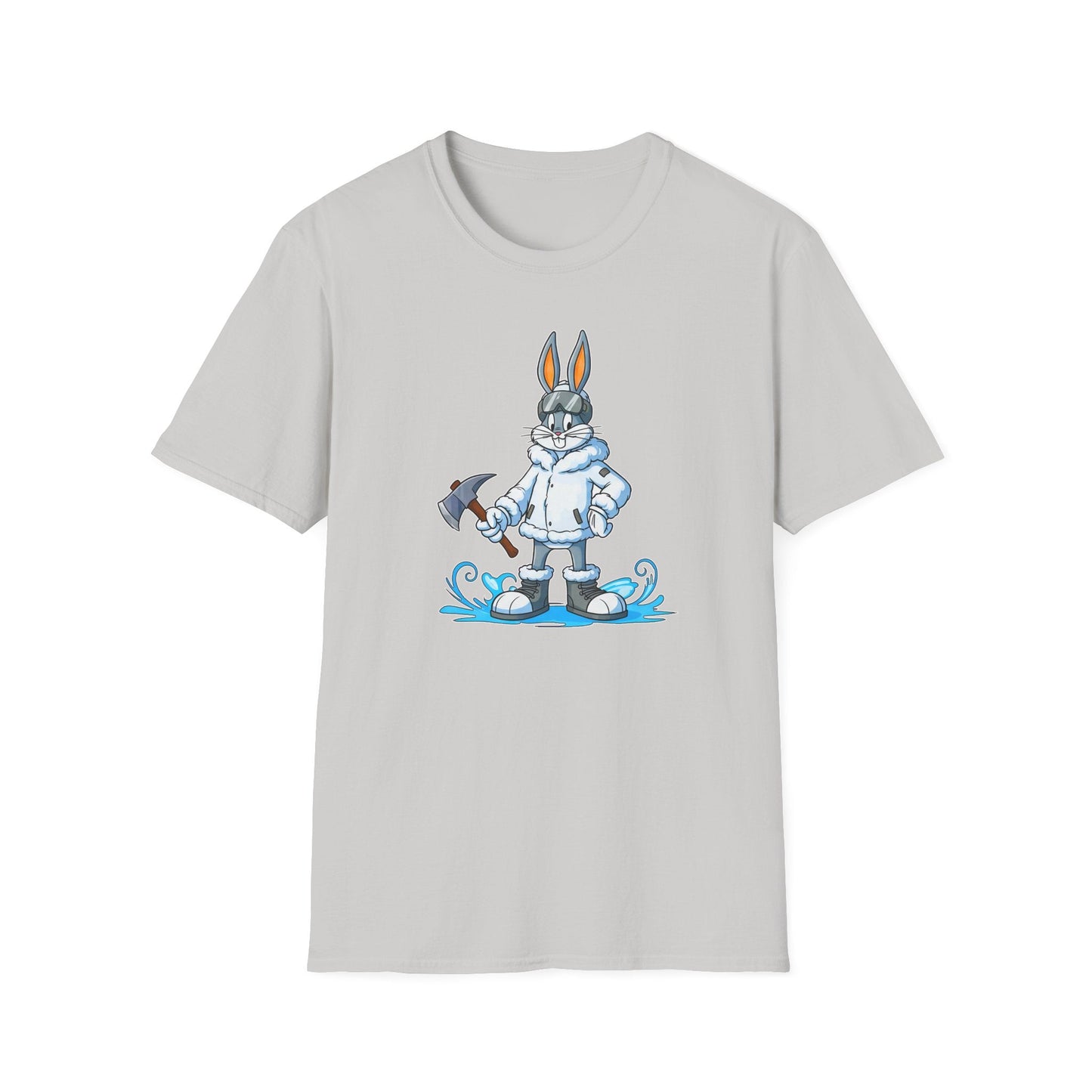 Bugs Bunny T Shirt Unisex Cartoon Animation Graphic Tee Softstyle Short Sleeve By Gildan 64000