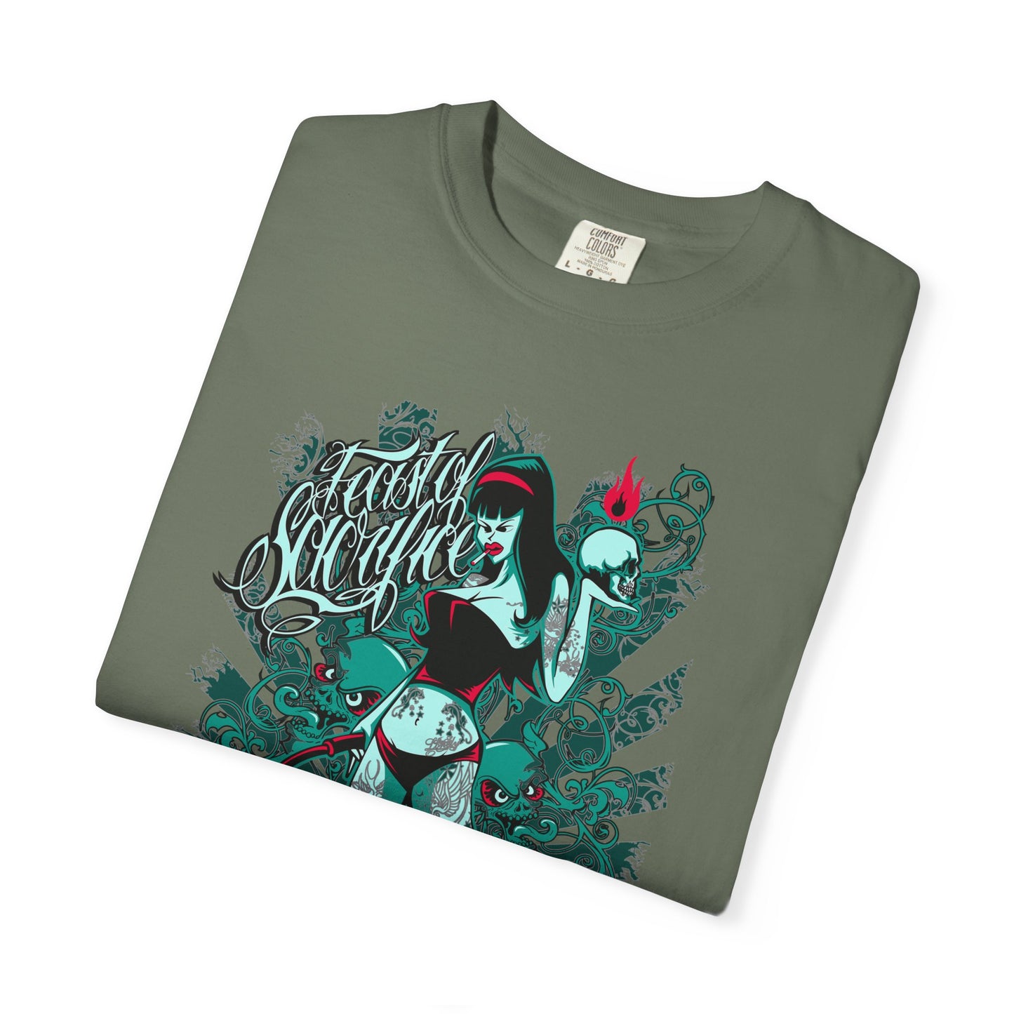 Carnival Graphic Tee Unisex Cotton Art Design Vintage T-Shirt