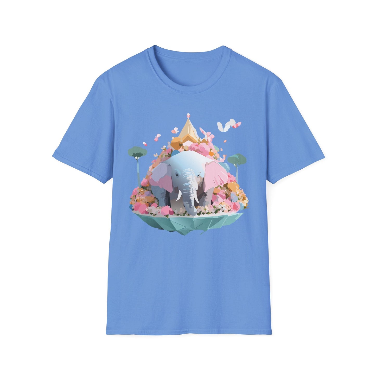 Elephant Graphic T Shirt For Animals Unisex Gildan Softstyle 64000 Cotton Tee Apparel