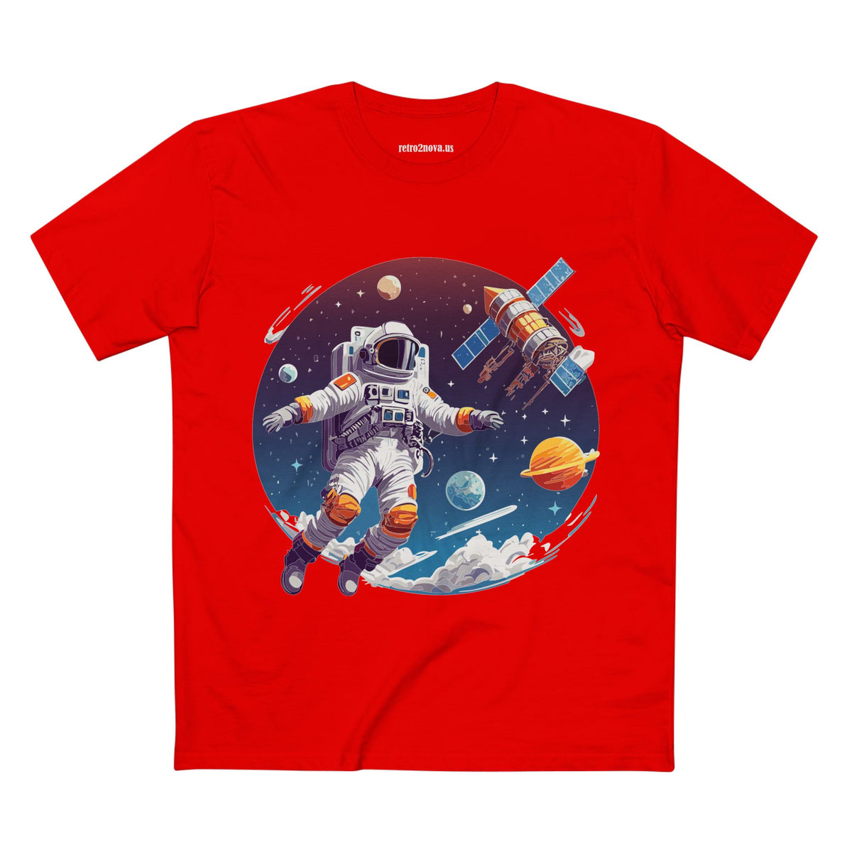 Cosmos Astronaut Graphic Tee Staple Unisex 100 Cotton Tee Shirt - CS-34