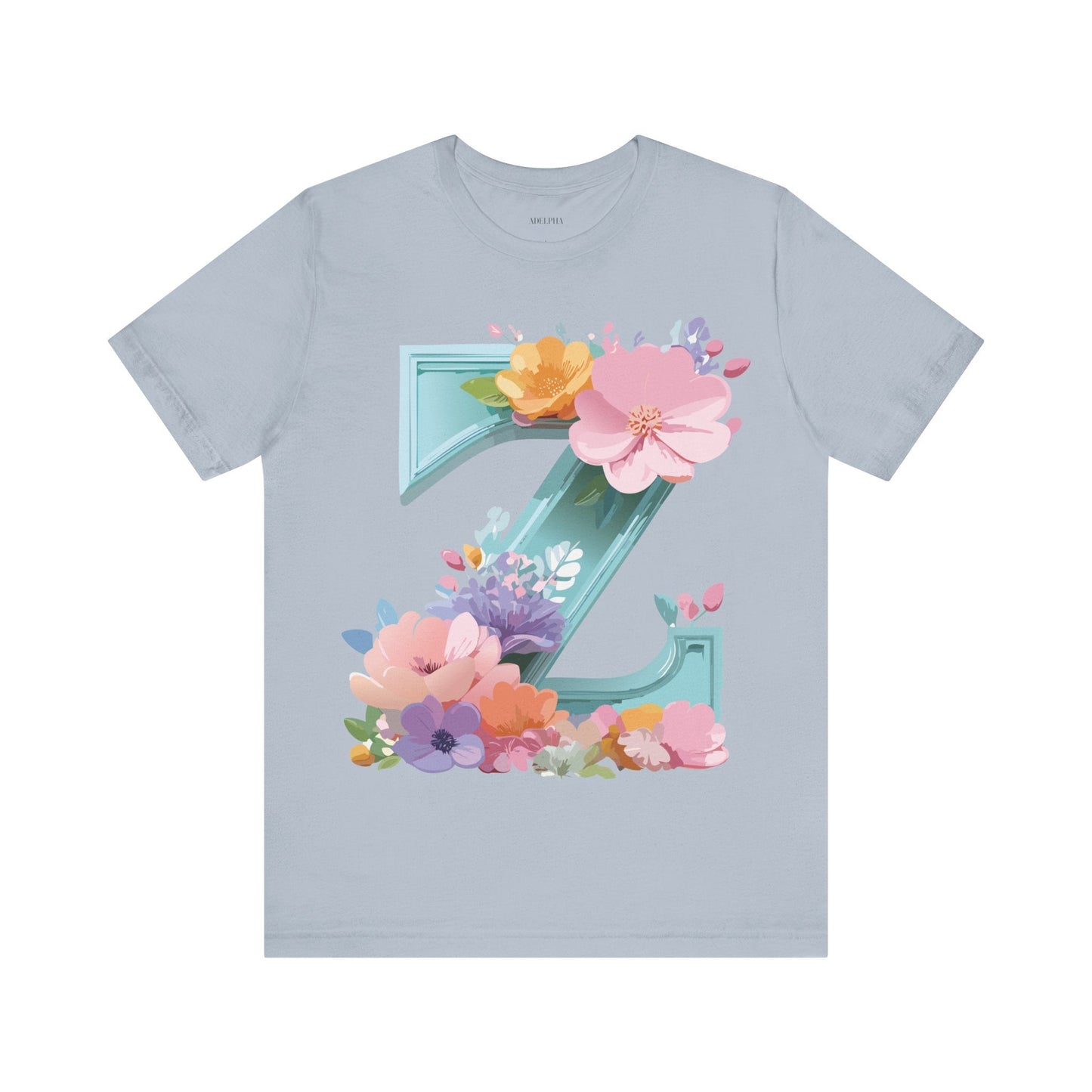 Letter Z Graphic Tee Unisex Jersey Short Sleeve Vintage Inspired Artwork