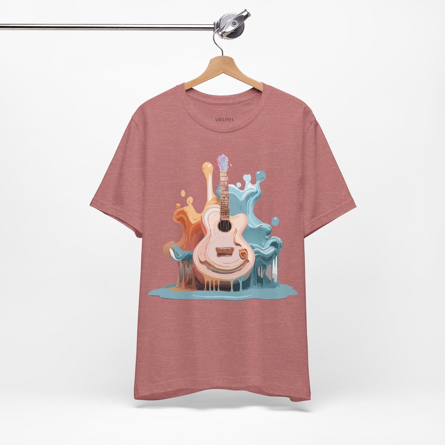 Music Graphic T Shirt Unisex Jersey Short Sleeve Adelpha Art Design Tee Vintage Inspired Artwork