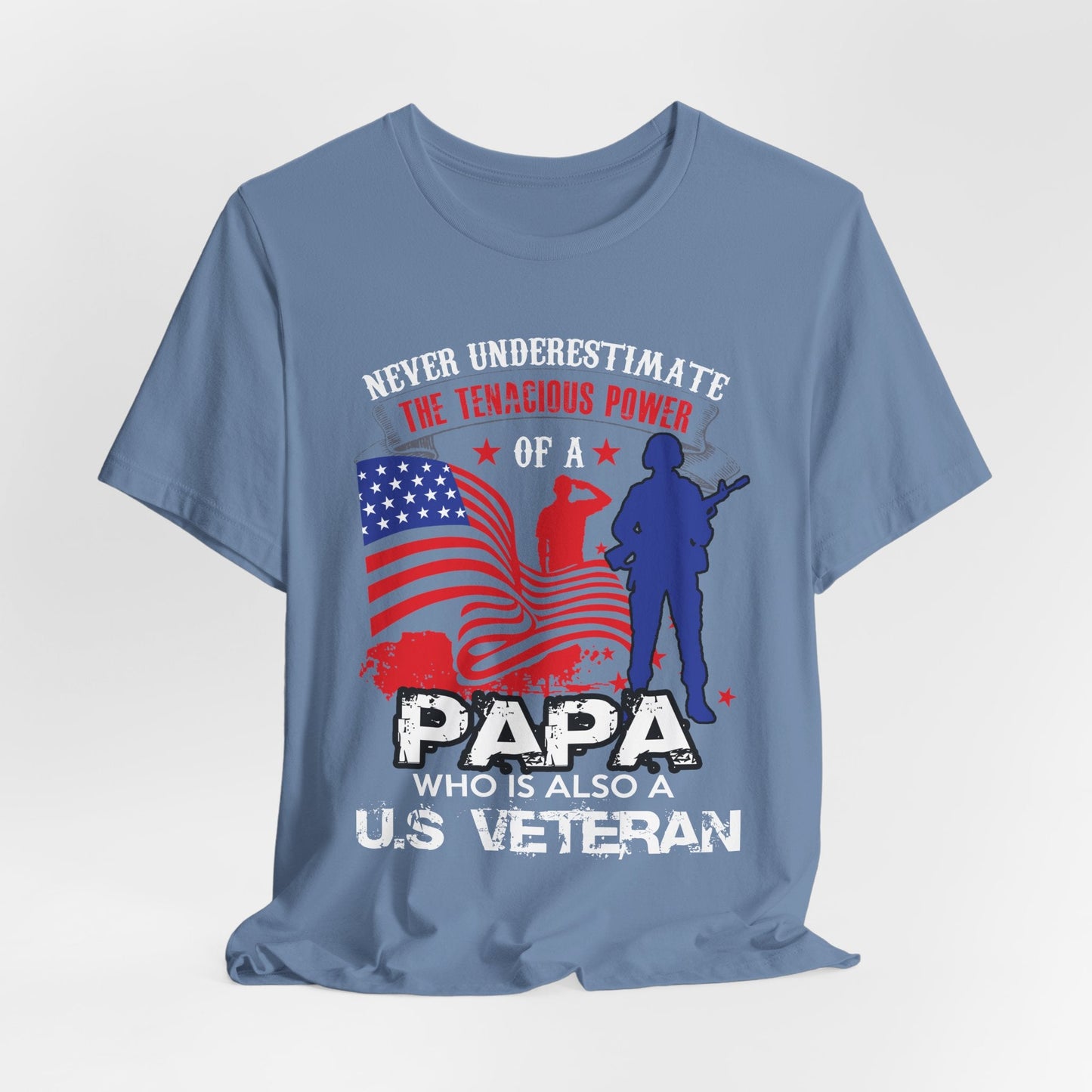 Army Veteran Patriotic Graphic Design Unisex Cotton T-Shirt v53