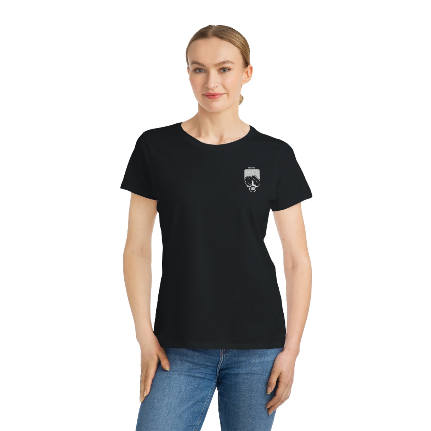 T-Shirt Femme en Coton Bio avec logo en coton 