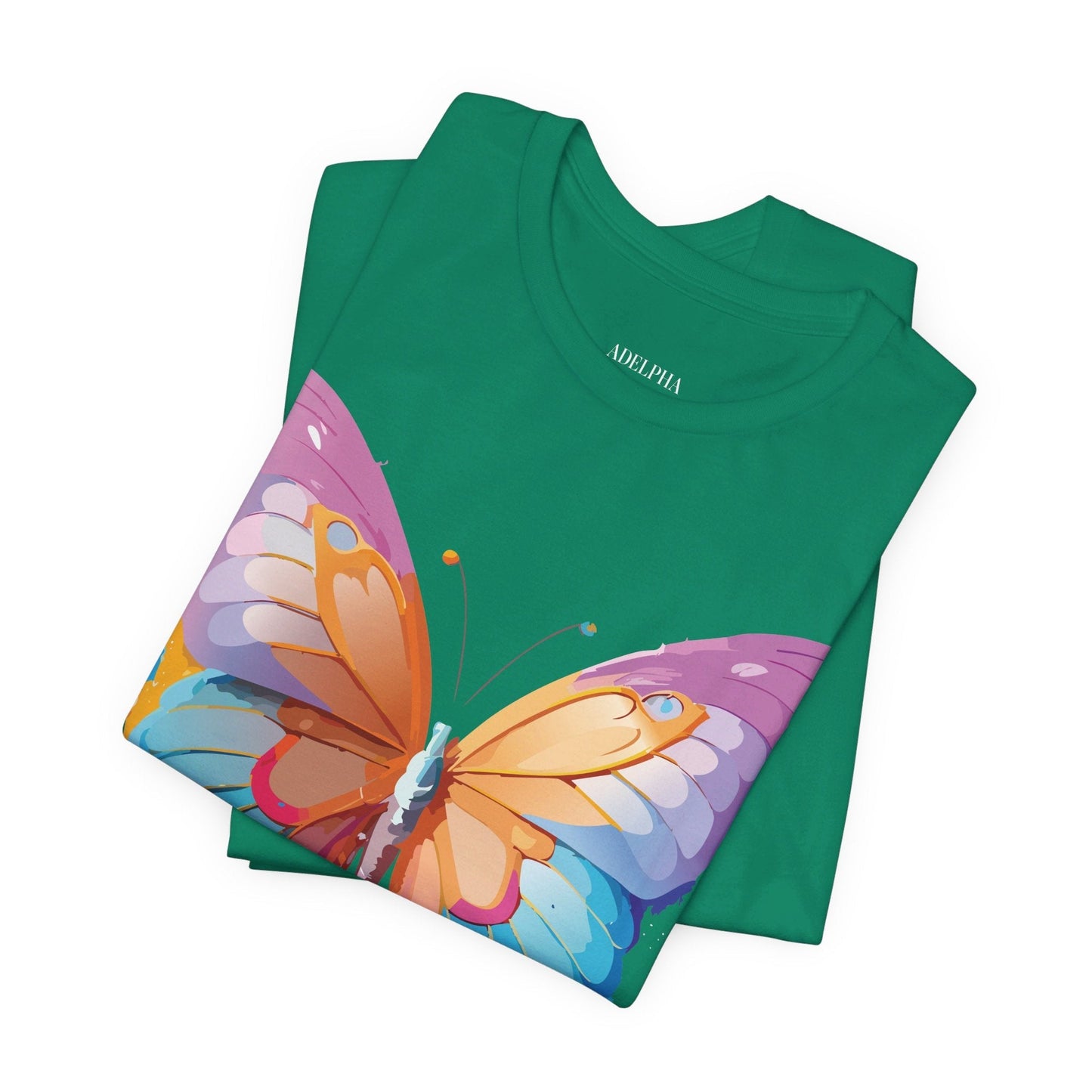 Butterfly Graphic Unisex 100 Cotton Lightweight Vintage Design Jersey Tee 90