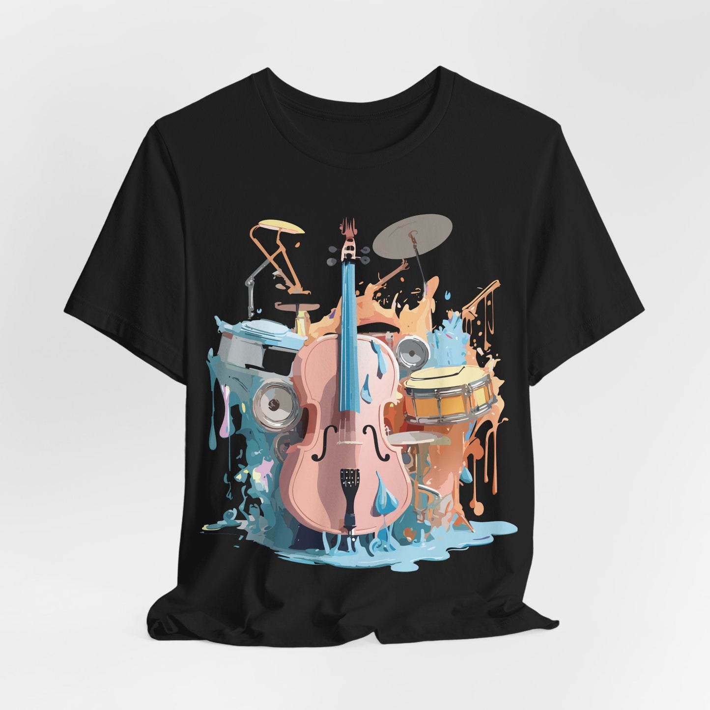 Adelpha Graphic Music T Shirt Unisex Jersey Short Sleeve Tee Art Design Premium Vintage Inspired