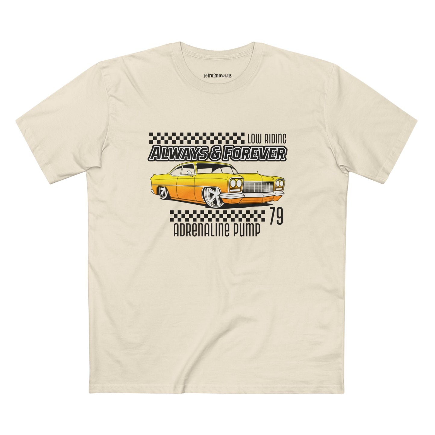 Retro Car Tee Unisex Vintage Car Shirt With Original Art RC-6 Premium Cotton Soft Breathable Comfort