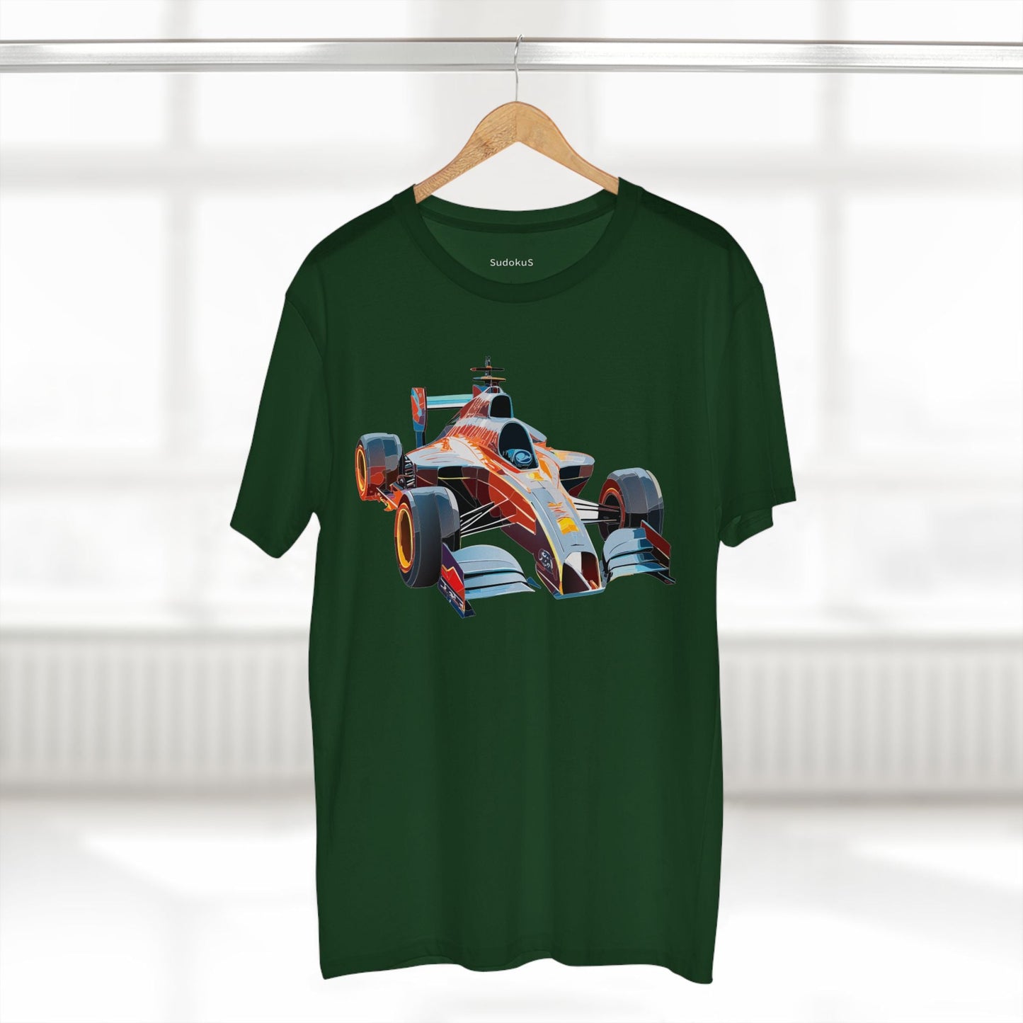 Car Graphic Unisex 100 Cotton Staple Tee 9