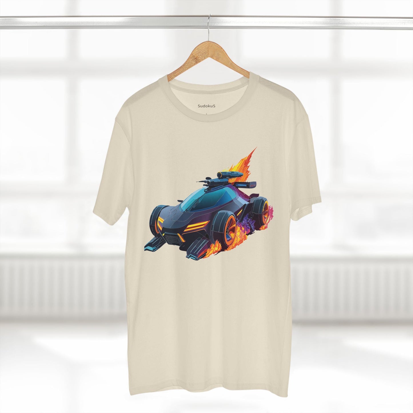 Car Graphic Unisex 100 Cotton Staple Tee 15