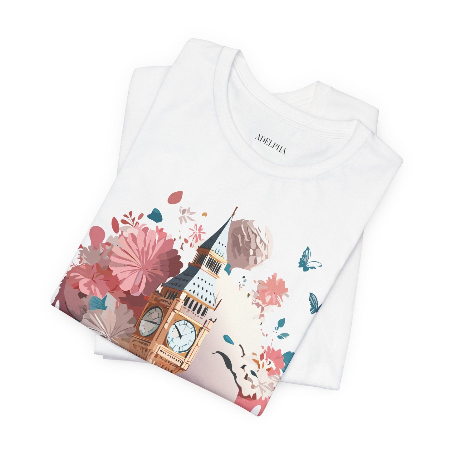 London Tourist Shirt Graphic Tee Unisex Vintage Inspired Artwork By Adelpha Original Collection