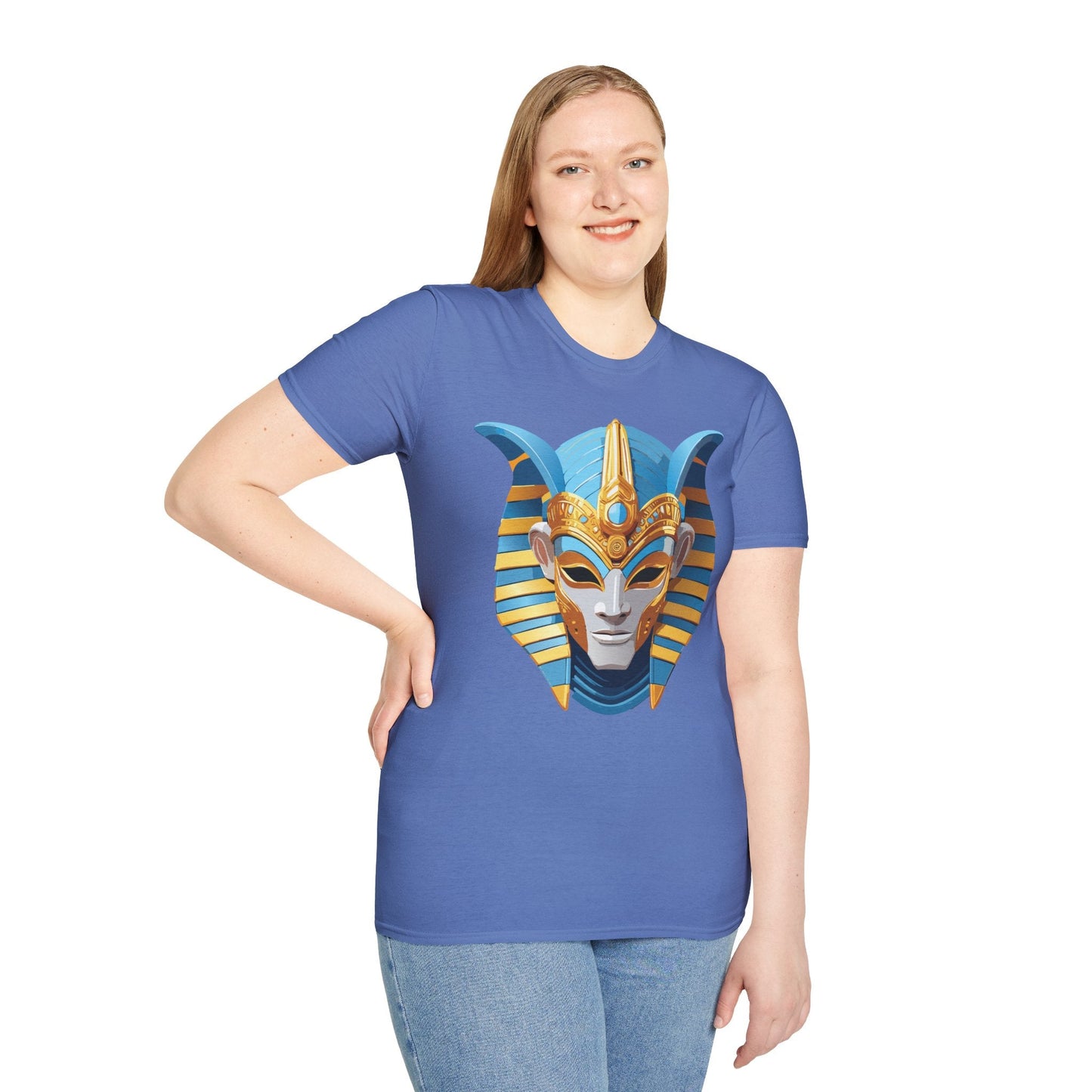 Mask Graphic Unisex Cotton Masquerade Design Artwork Tee 21
