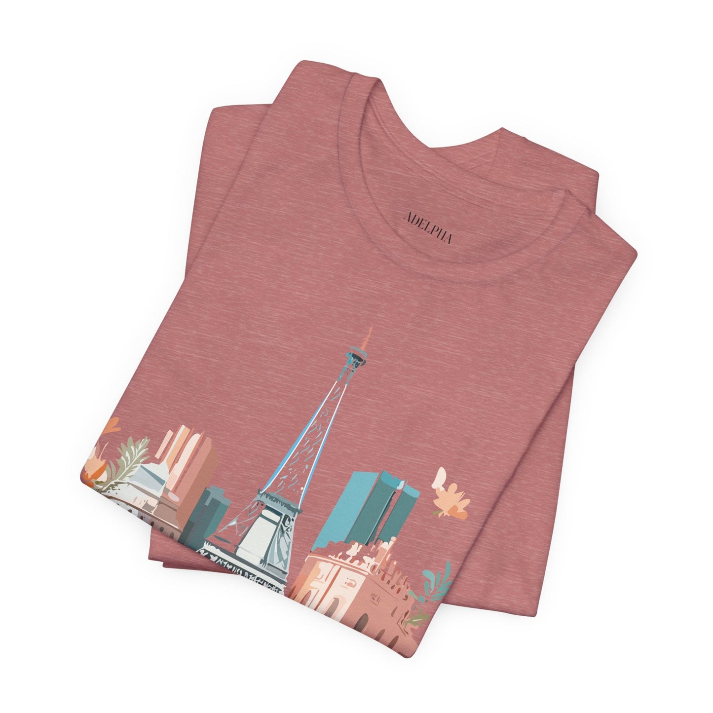 Paris Vintage Inspired Graphic Tee Unisex Short Sleeve Shirt Adelpha Artwork Studio