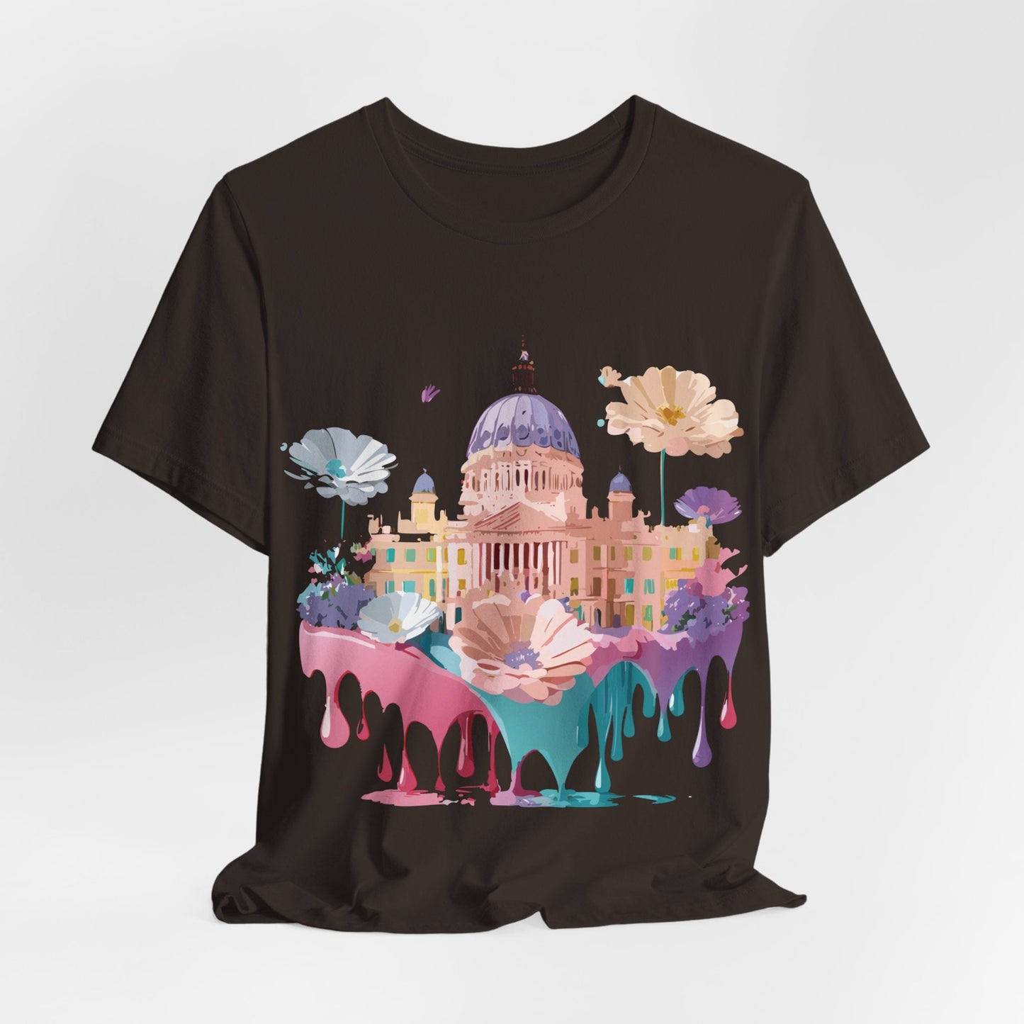 Madrid Tourist Shirt Graphic Tee Unisex Vintage Inspired Art Design Adelpha Brand