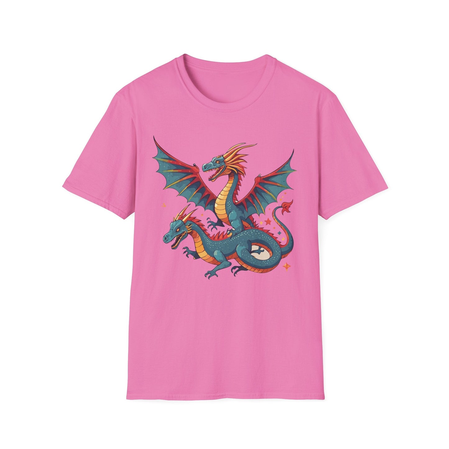 Dragon Graphic Unisex 100 Cotton Tee with Animal Artwork Design 13