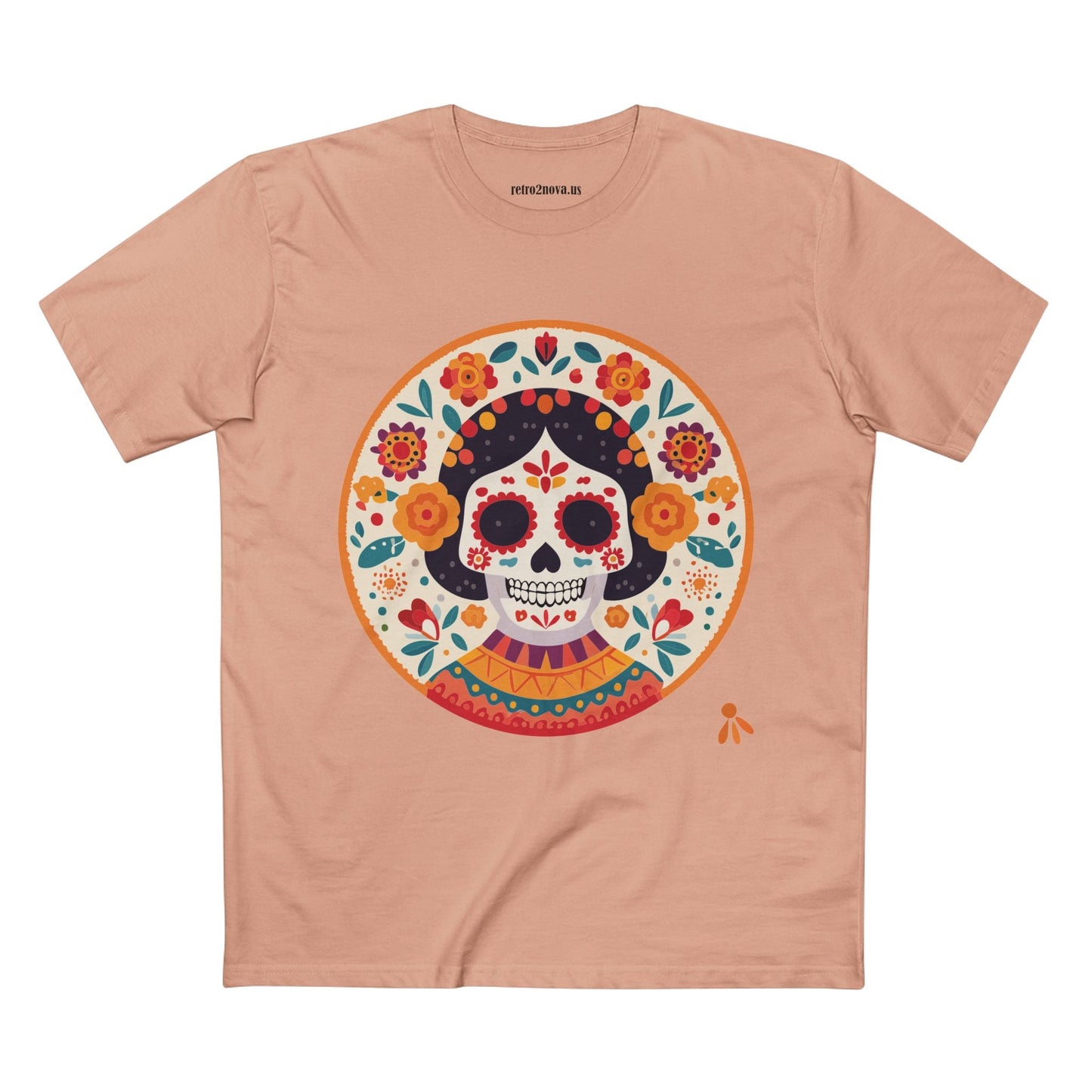 Skull Shirt Unisex Skeleton Tee Premium Cotton With Original Art Design Retro2Nova SS52
