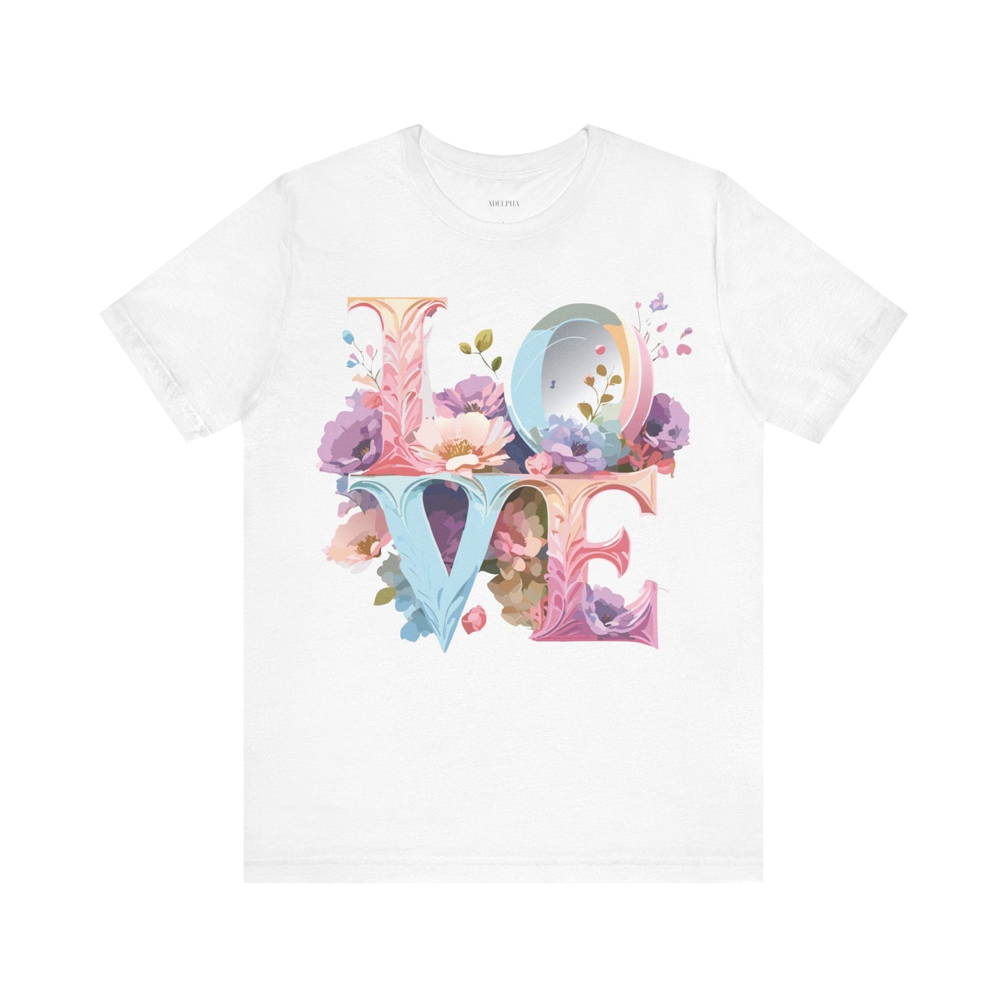 Adelpha Valentine Graphic Tee Unisex Short Sleeve Vintage Inspired Art Design for Everyday Wear