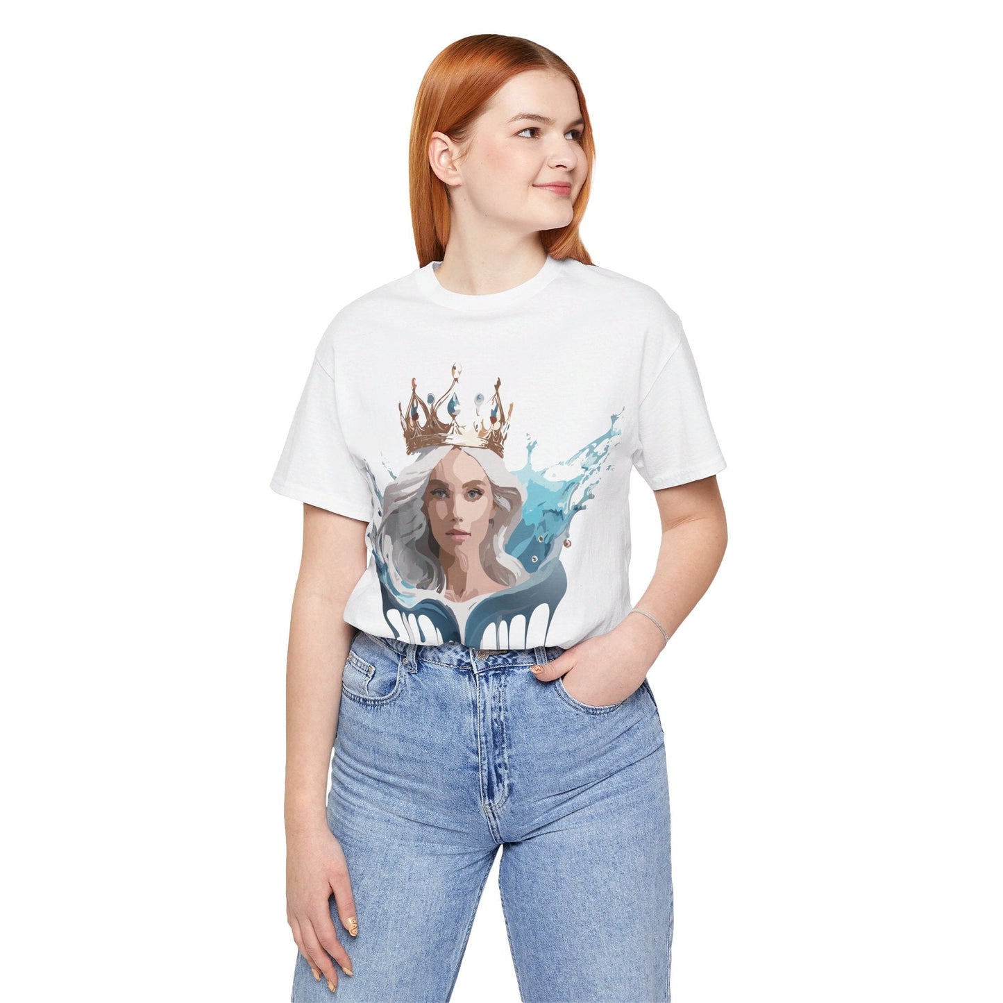 Queen Graphic T Shirt By Adelpha Unisex Jersey Short Sleeve Vintage Inspired Art Tee
